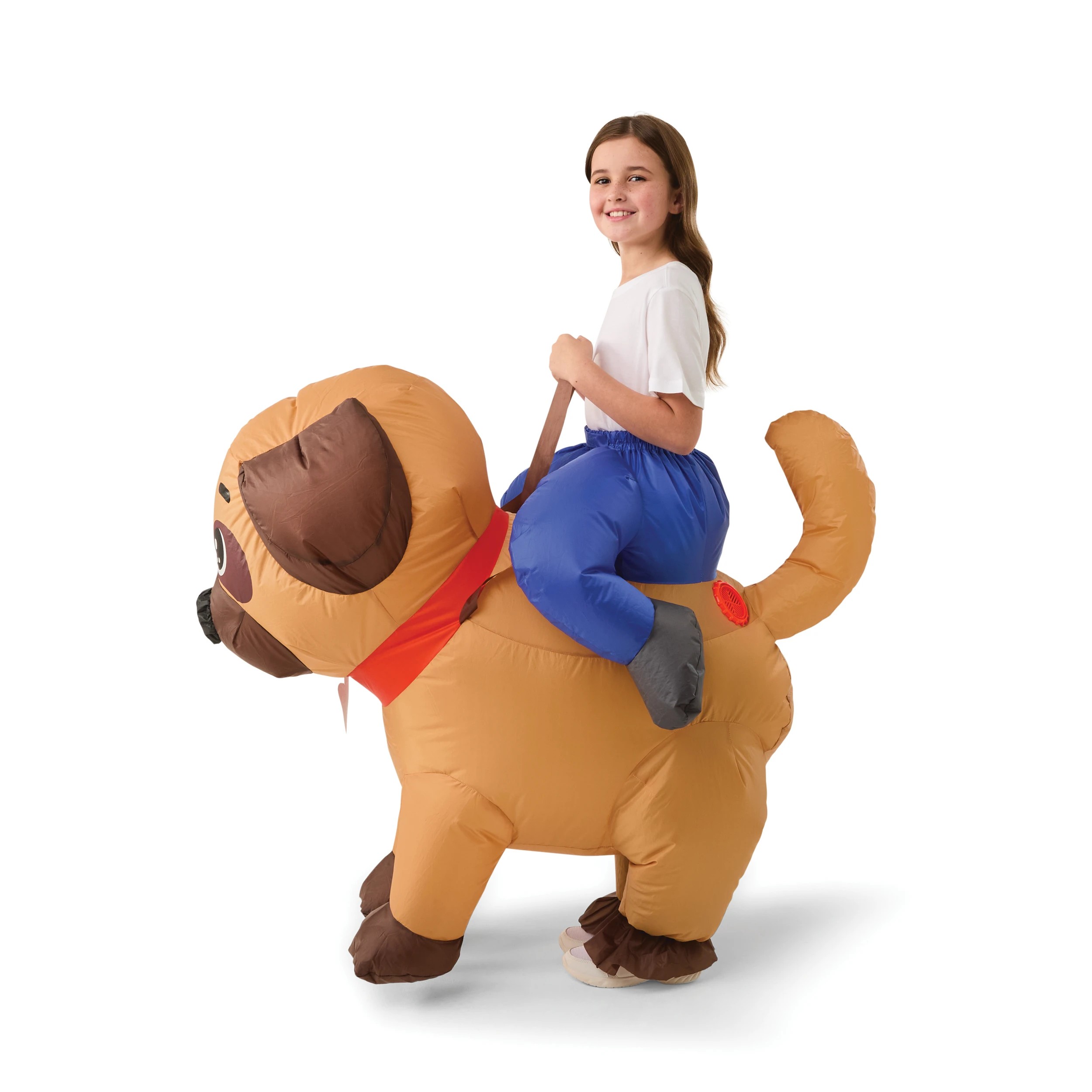 3 Inflated Ride On Pug Costume - Ages 8+, 3 of 9