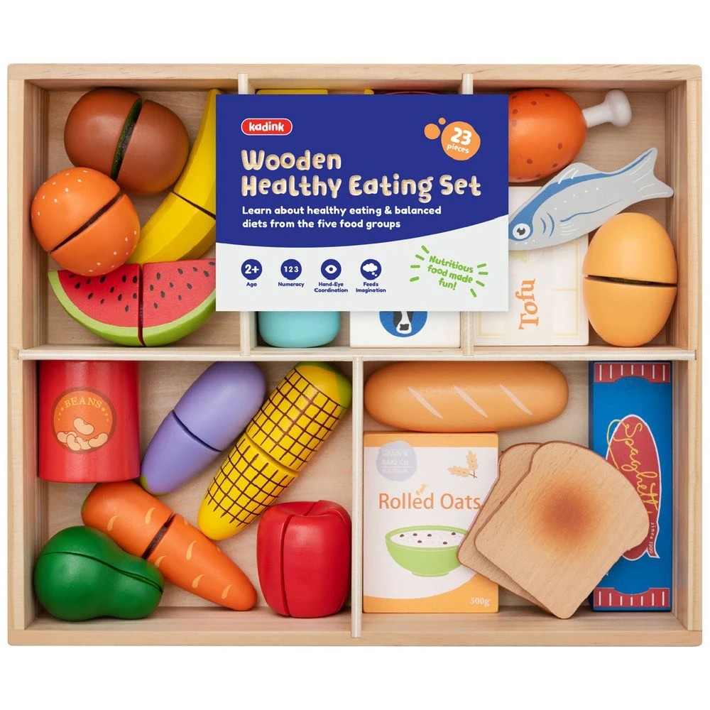 1 Kadink Wooden Healthy Eating Set, 1 of 2