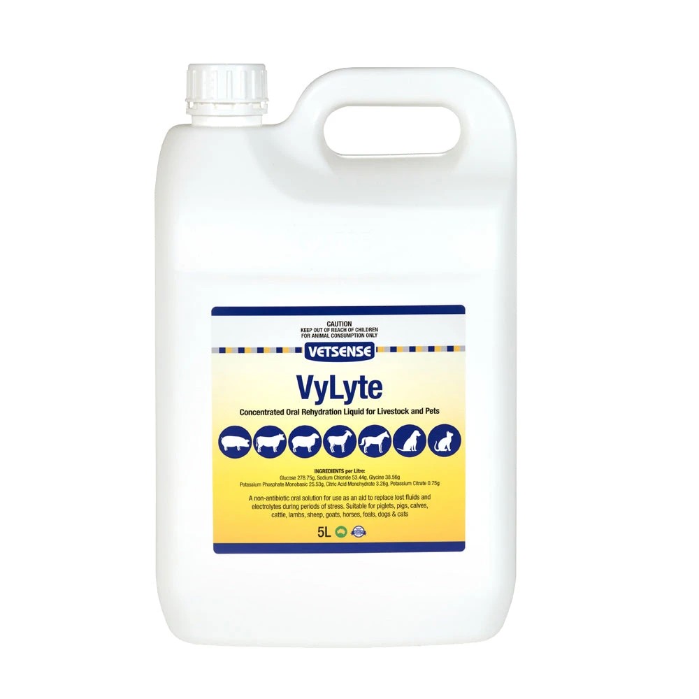 1 Vetsense Vylyte Concentrated Oral Rehydration Liquid For Livestock & Pets 5L, 1 of 1