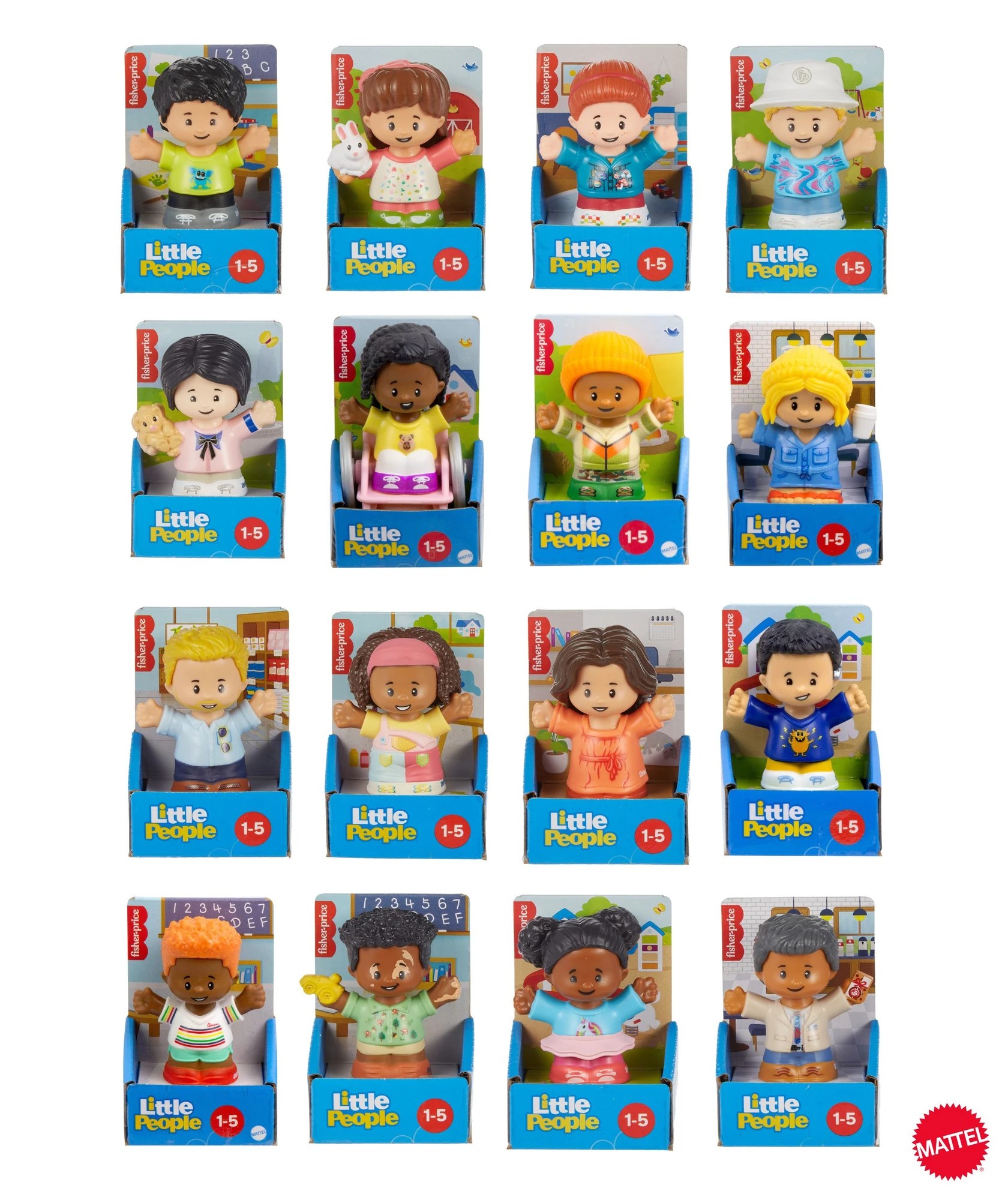 1 Fisher-price Little People Single Figure, Assorted, 1 of 2