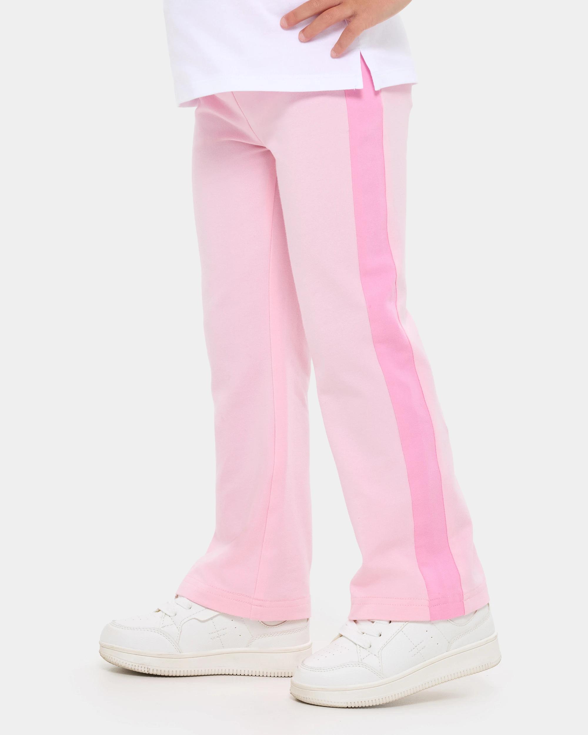 3 Fila Ava Australian Cotton Blend Flare Leggings PINK, 3 of 6