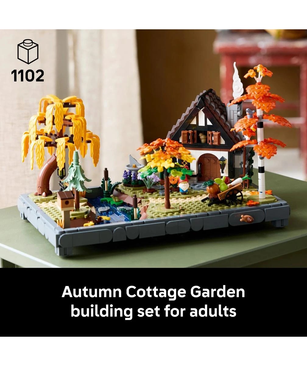 3 LEGO Icons Autumn Cottage Garden 11372, 3 of 10