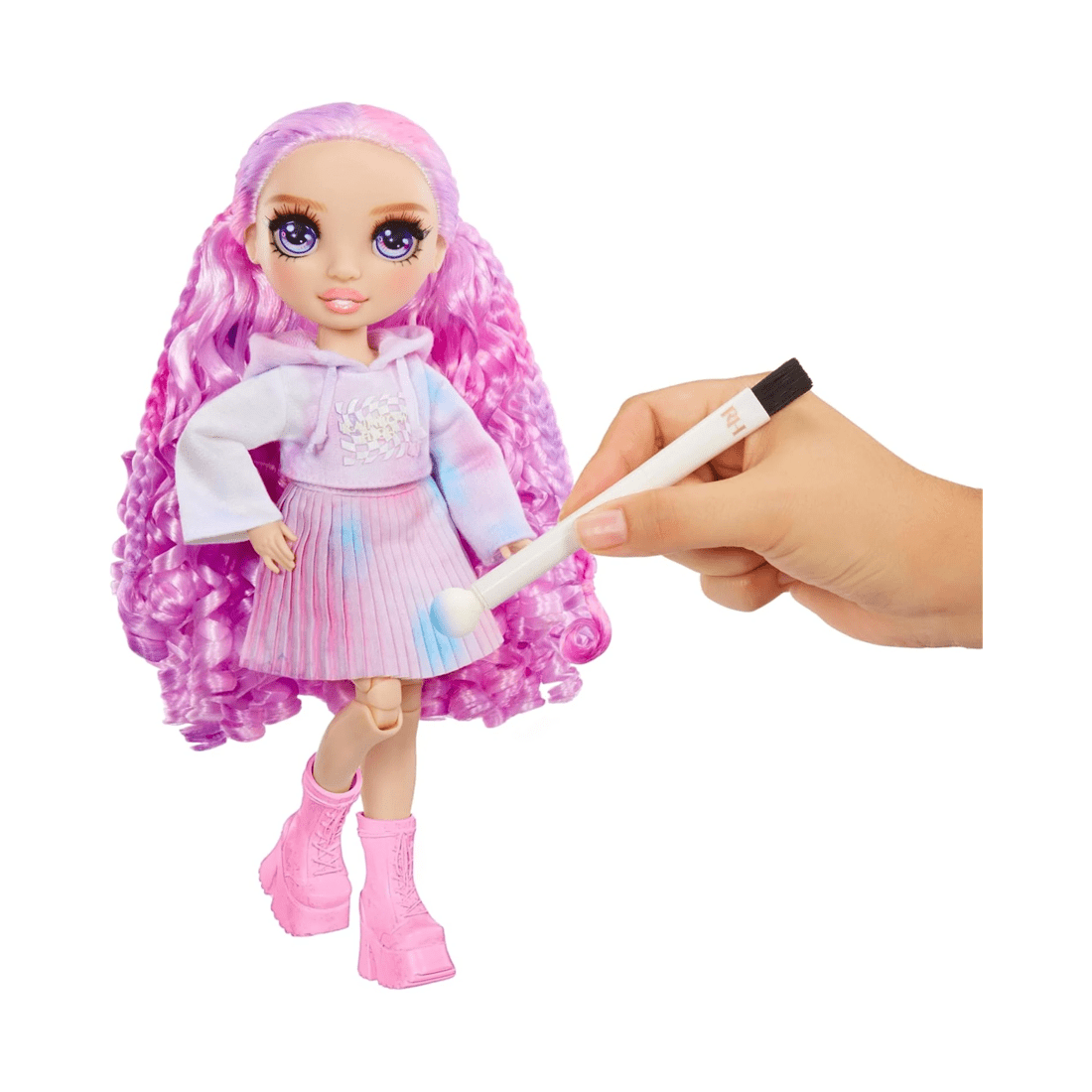 4 MGA Entertainment UK Ltd Rainbow High Watercolor and Create Purple Eyes, 4 of 7