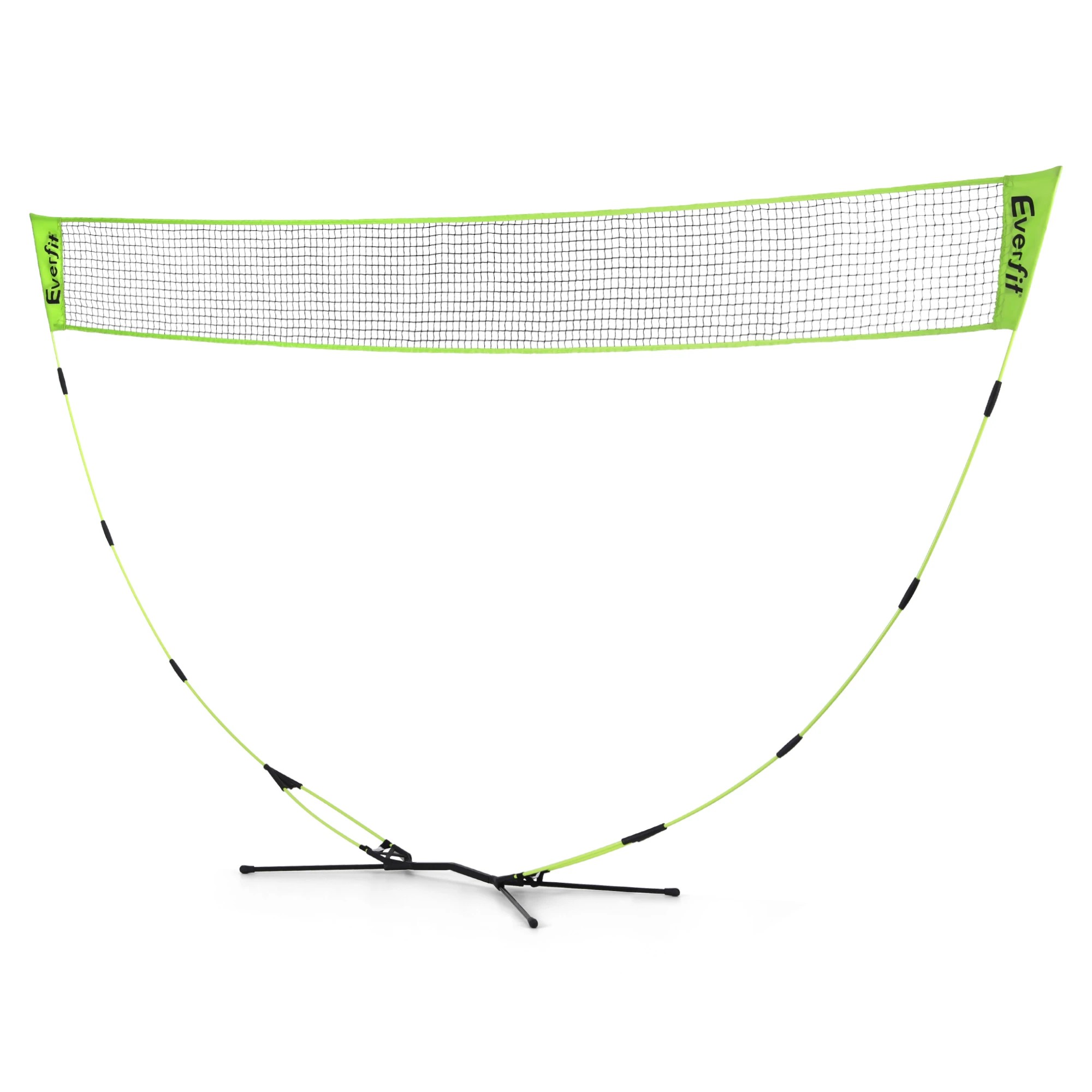1 Everfit 3M Badminton Tennis Net Portable Volleyball Kit - Green, 1 of 9