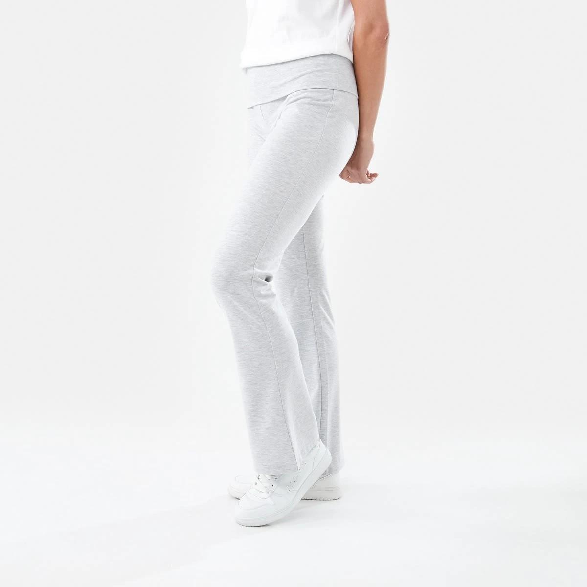 2 Fold Down Flare Pants SLIGHTLY GREY MARLE, 2 of 5