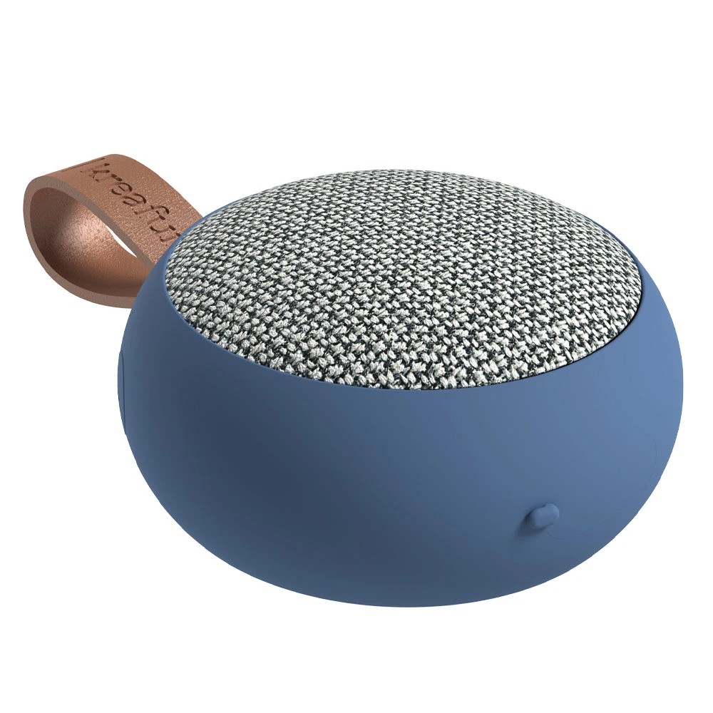 1 Kreafunk Ago 2 Fabric Bluetooth Speaker - Blue, 1 of 4