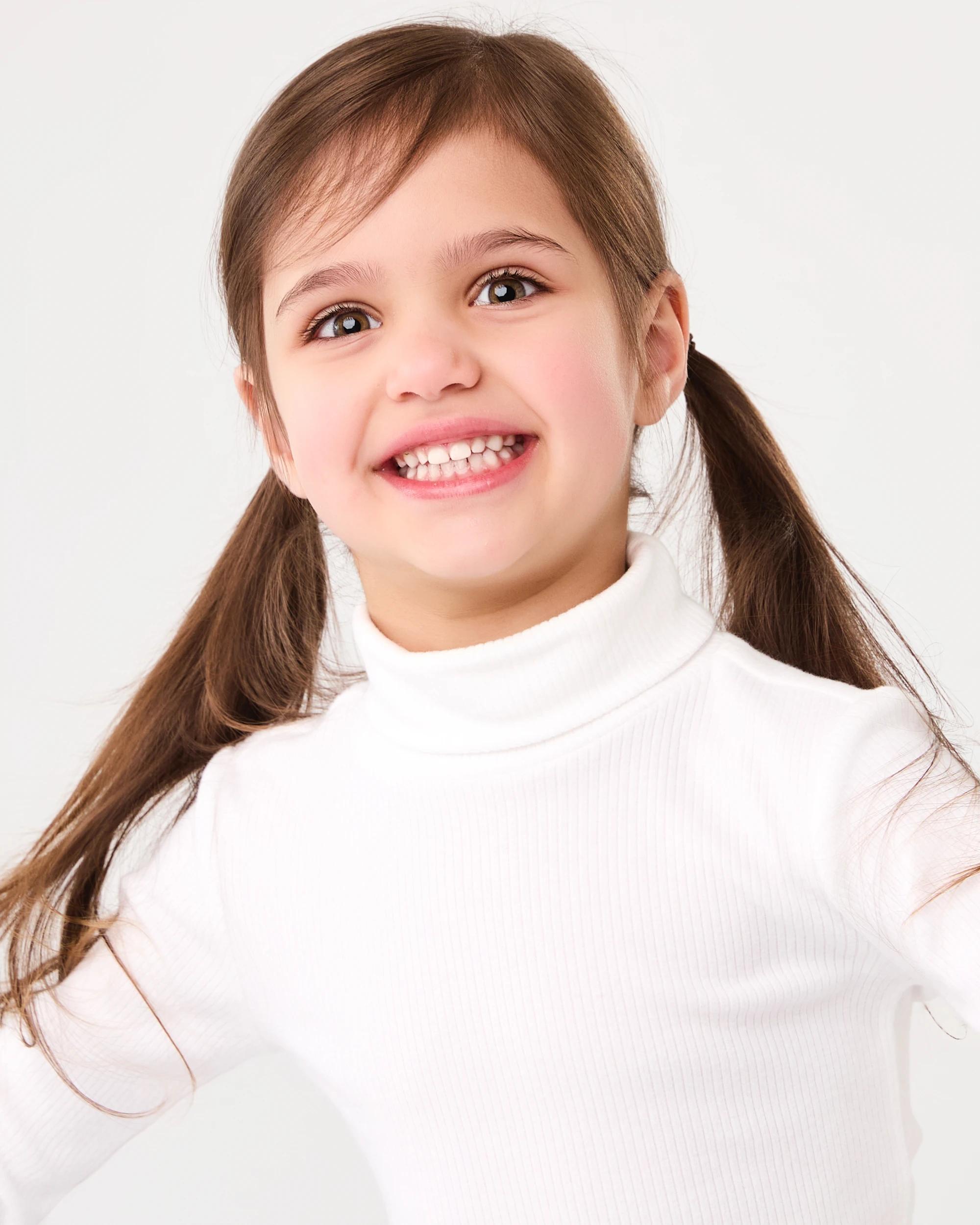 3 Long Sleeve Skivvy Top White, 3 of 7