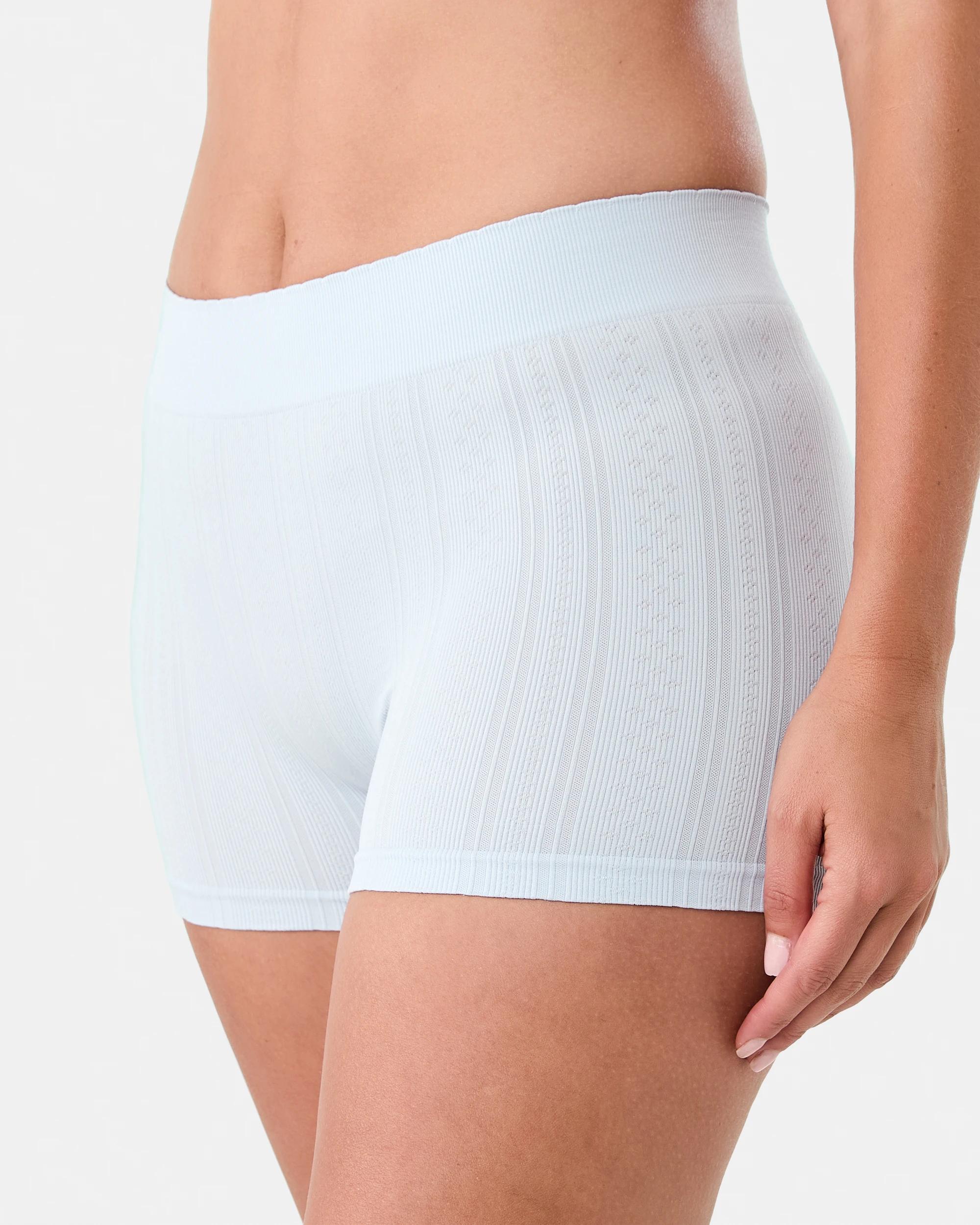 6 3 Pack Seamfree Rib Boyleg Shorties Chery Hrts, 6 of 10