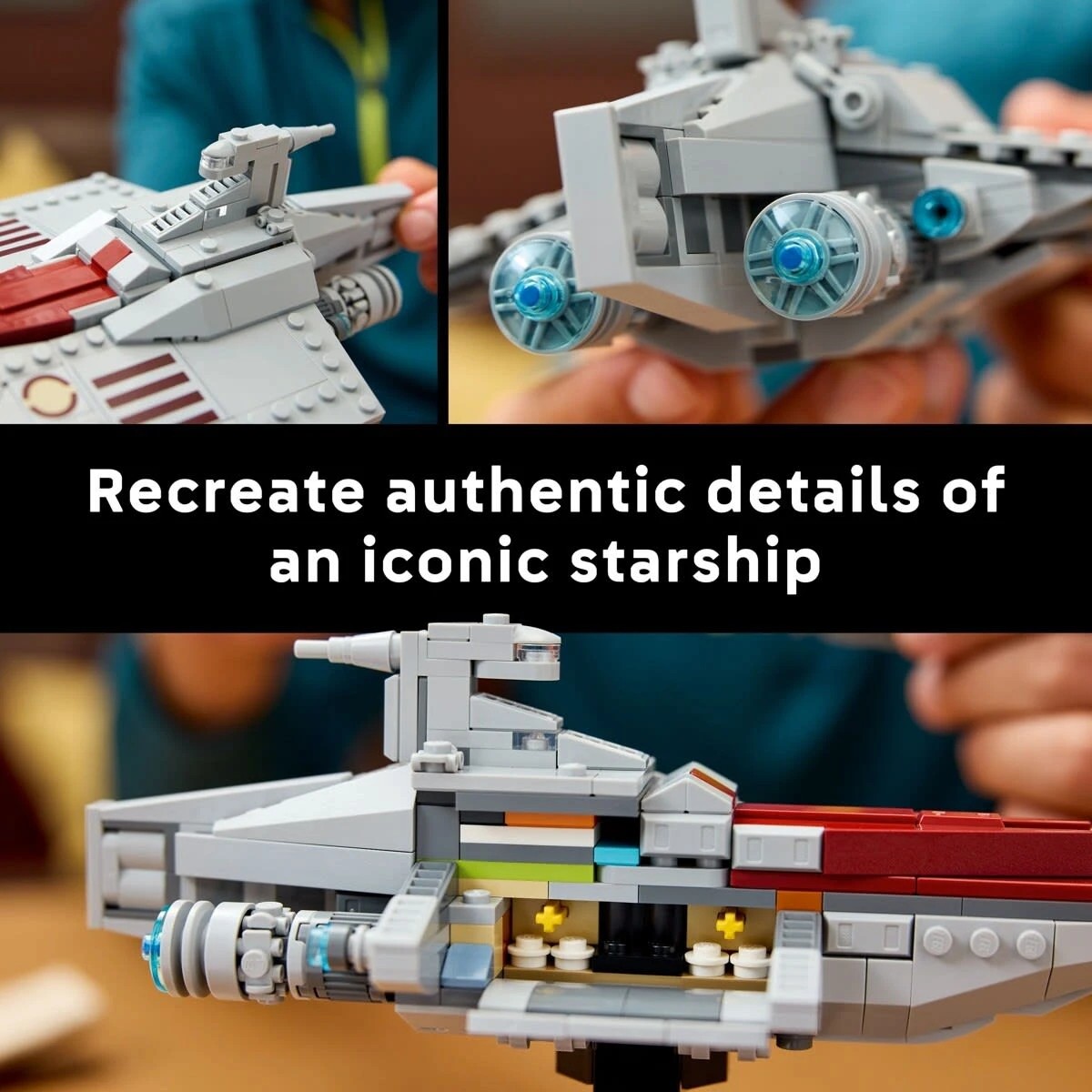 8 LEGO Star Wars Acclamator-Class Assault Ship 75404, 8 of 11