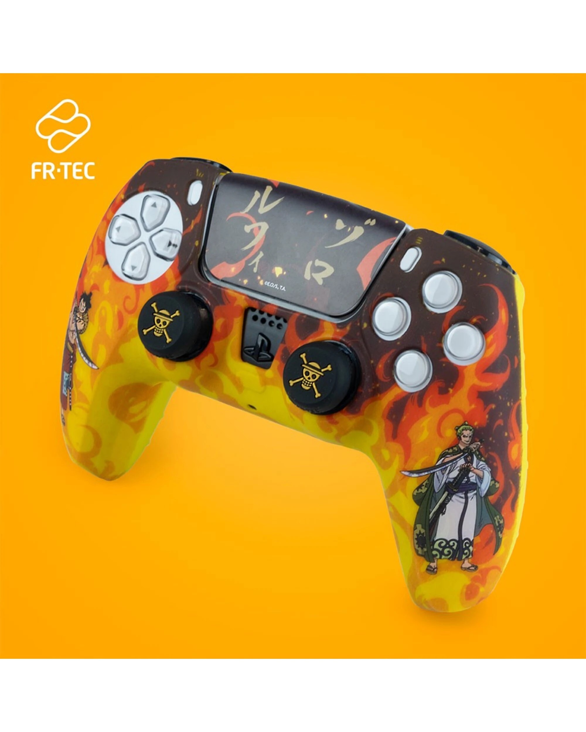 4 One Piece - Fire Custom Kit - Dualsense PS5, 4 of 5