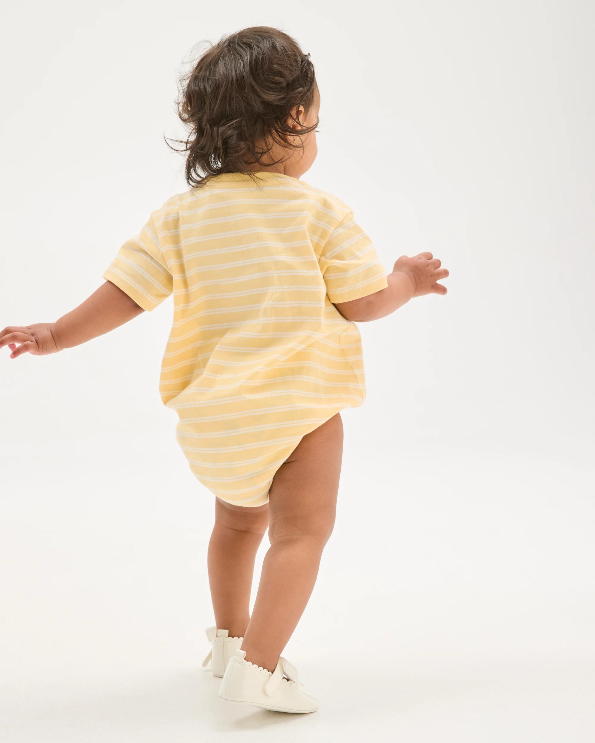 3 Target Baby Organic Cotton Short Sleeve Bubble Bodysuit SUNSHINE YELLOW, 3 of 5
