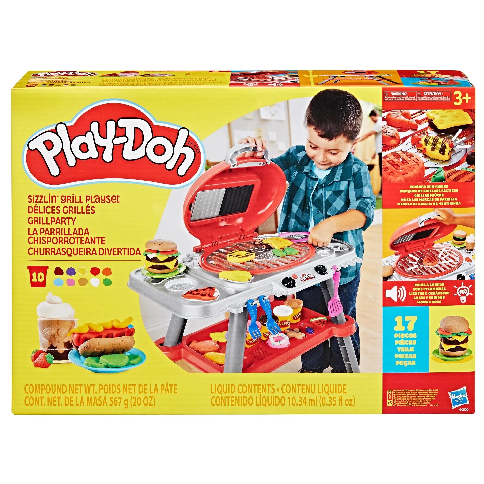 1 PlayDoh Sizzlin Grill Playset - Multi, 1 of 4
