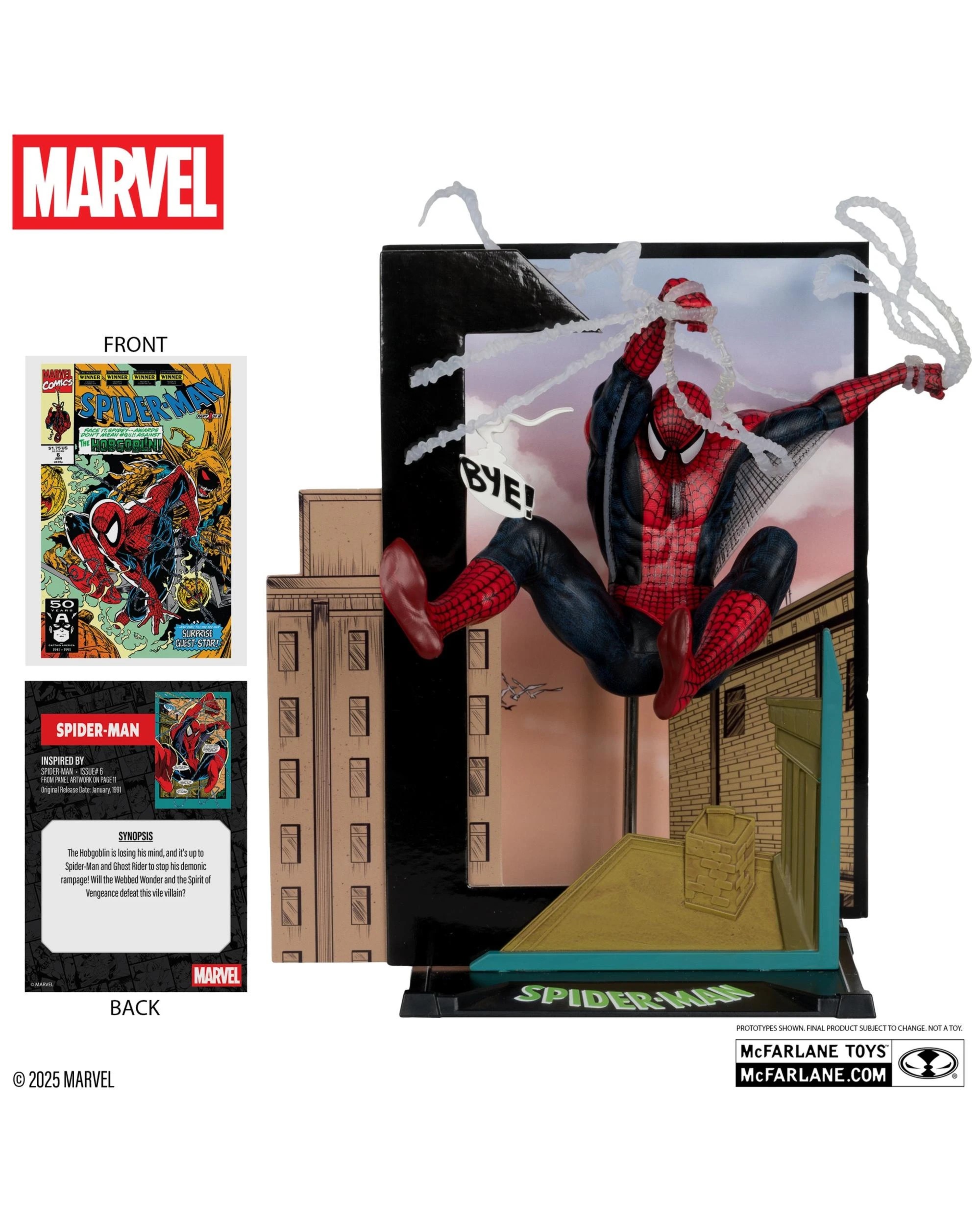 3 Marvel Collection Spider-Man #6 Spider-Man 1:10 Scale Figure, 3 of 8