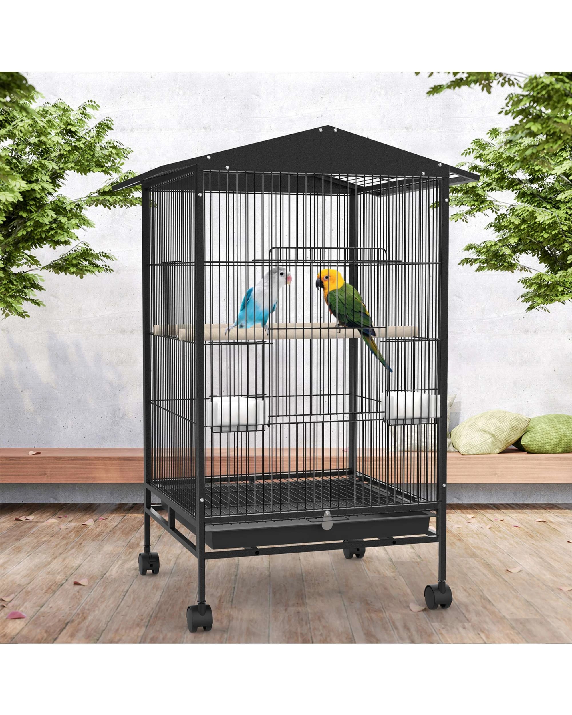 2 Advwin Bird Cage 85CM Parrot Aviary, 2 of 9