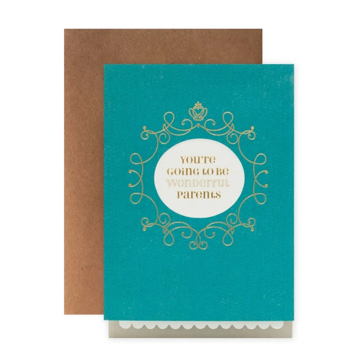 1 Connections from Hallmark Baby Congratulations Card - Little Royalty, 1 of 2