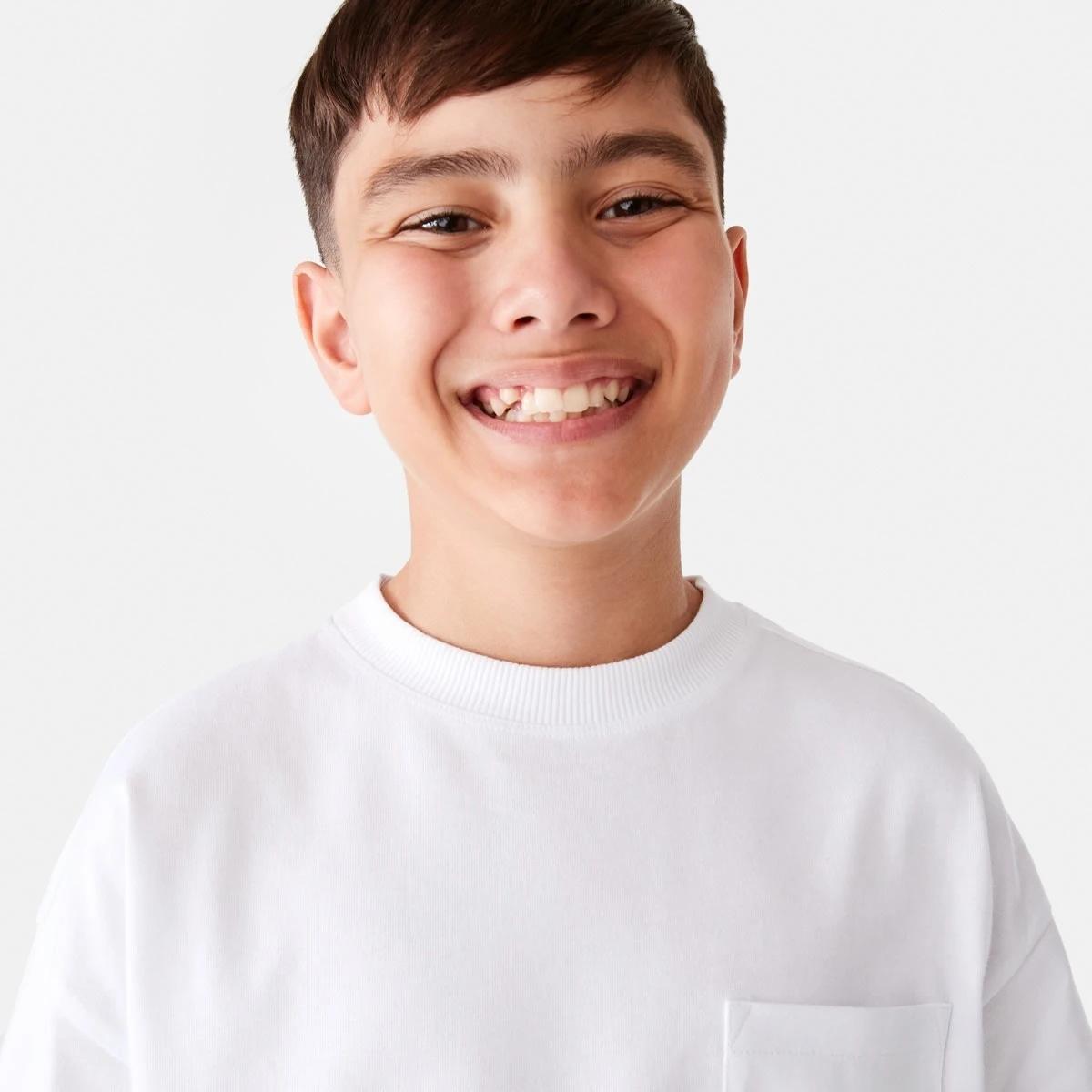 3 Short Sleeve Oversized T-shirt White, 3 of 9