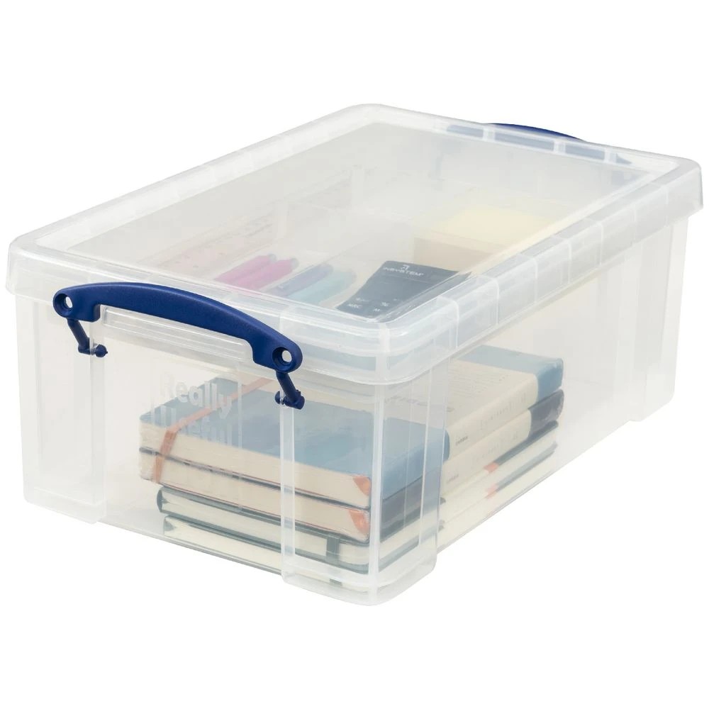 3 Really Useful Box 9L and Tray Clear, 3 of 8
