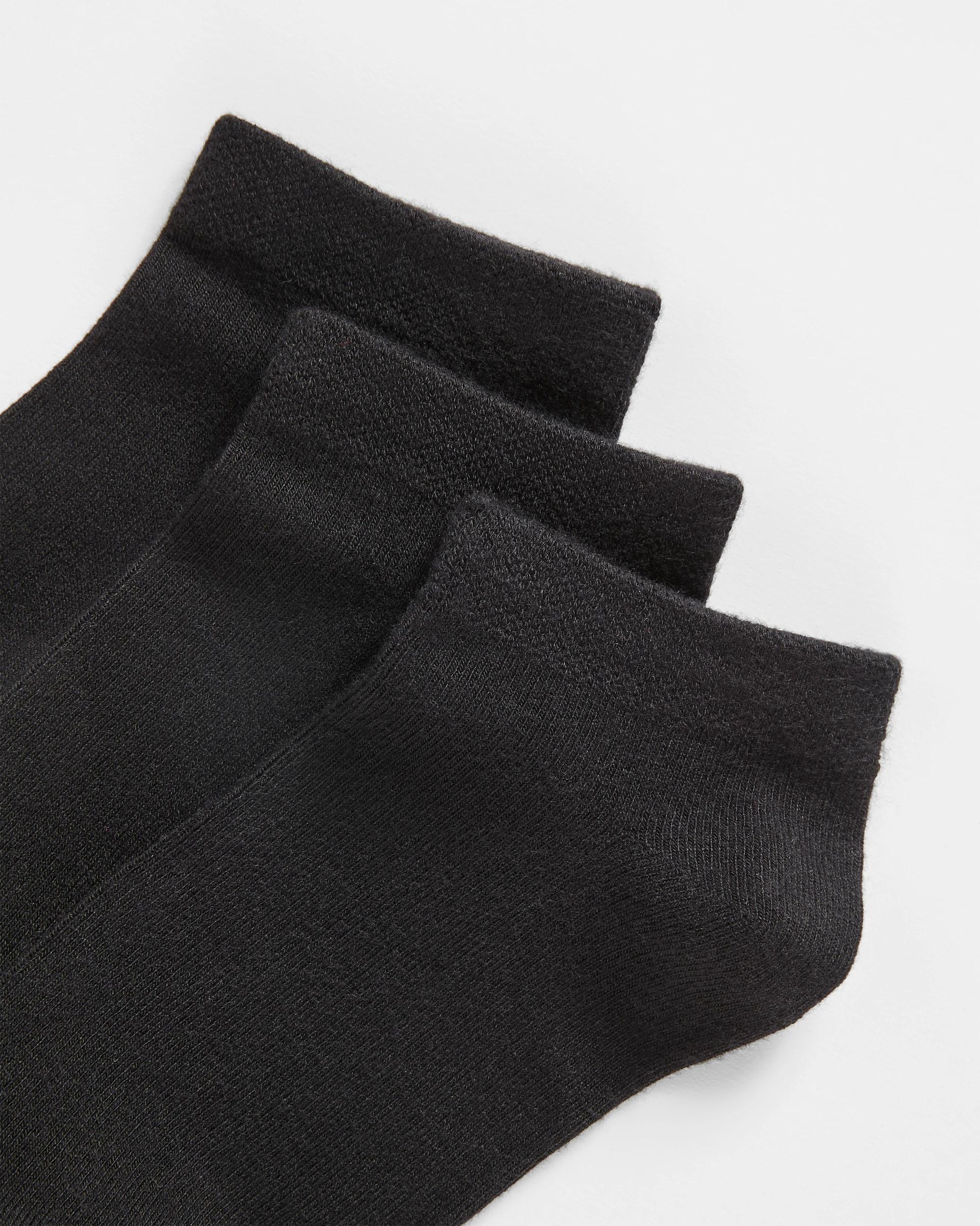 2 Target Womens Bamboo Low Cut Socks 3 Pack BLACK, 2 of 3