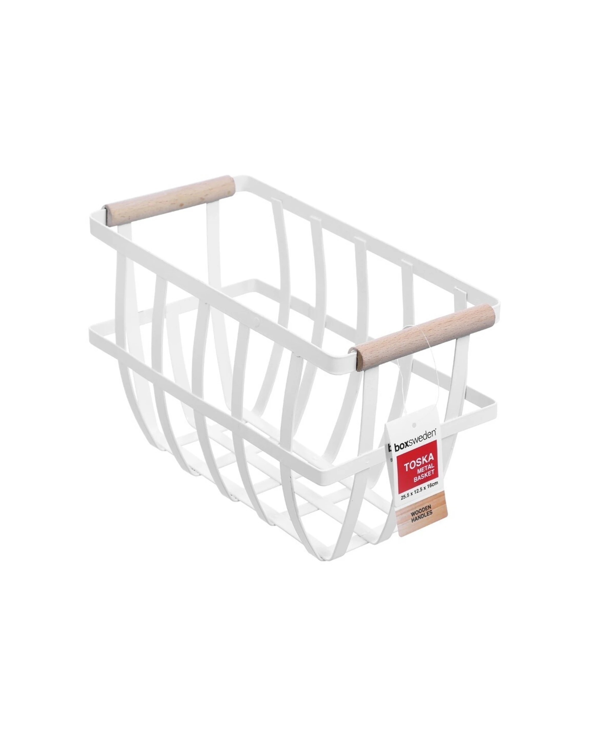 4 Boxsweden Toska Metal Basket 25.5x12.5x16cm - Multi, 4 of 5