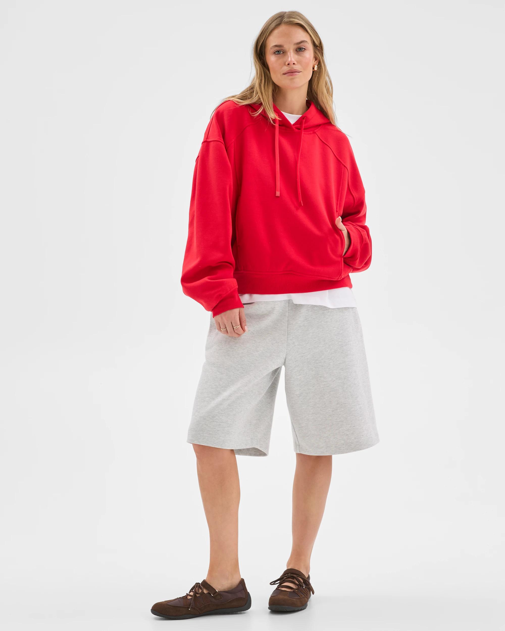 1 Lily Loves Fleece Shorts SILVER MARLE, 1 of 7