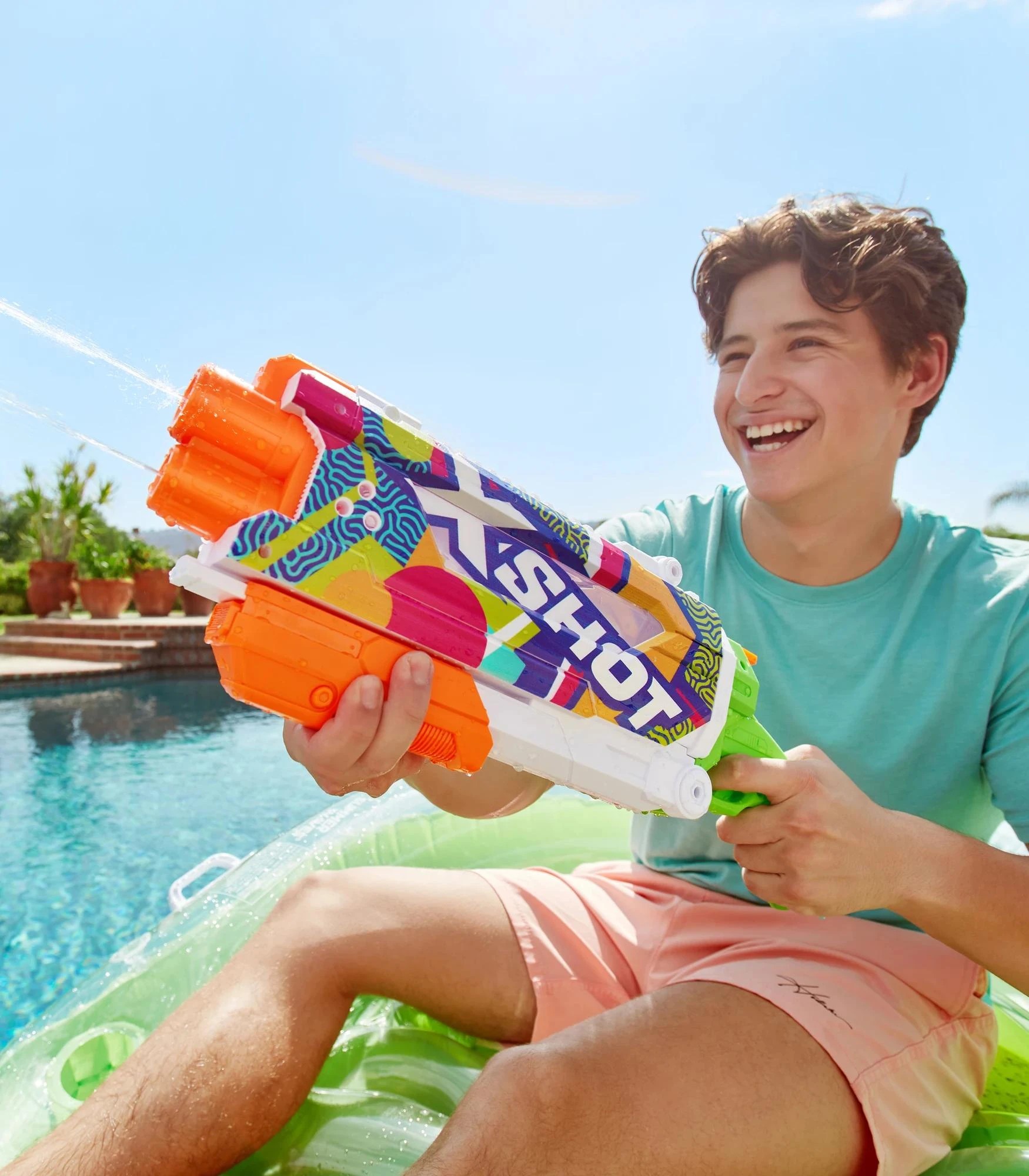 7 XSHOT Water Fast-Fill Skins Water Blaster - Assorted* - Multi, 7 of 8