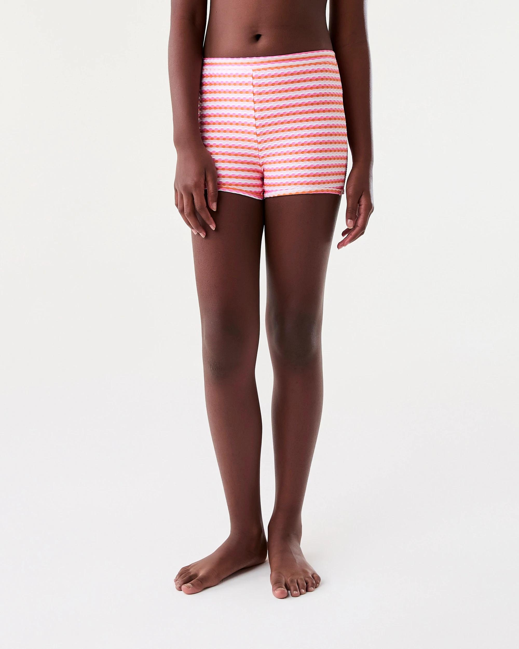 2 3 Piece Swim Set Pnk Strp, 2 of 10