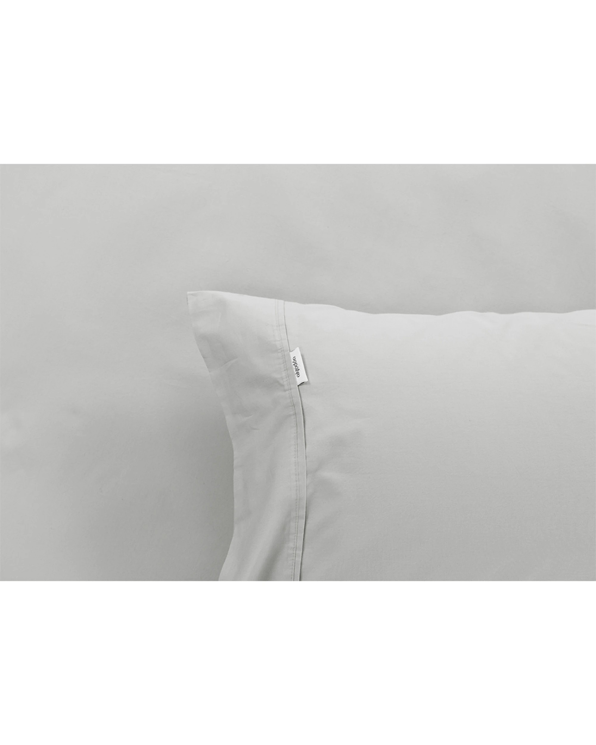 2 Algodon Combo 300TC Cotton Fitted Bed Bedding Sheet Set - King Bed - Silver, 2 of 4