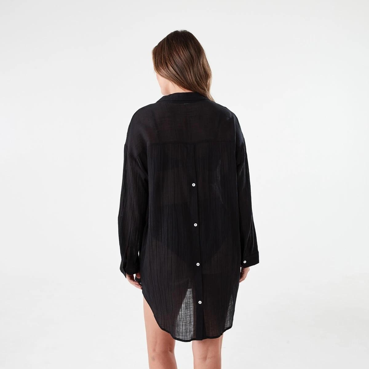4 Cover Up Shirt BLACK, 4 of 9