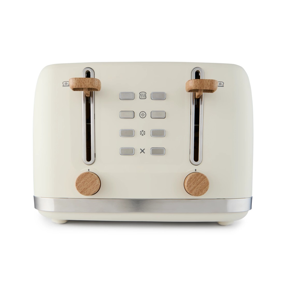 3 4 Slice Toaster - Off White, 3 of 8