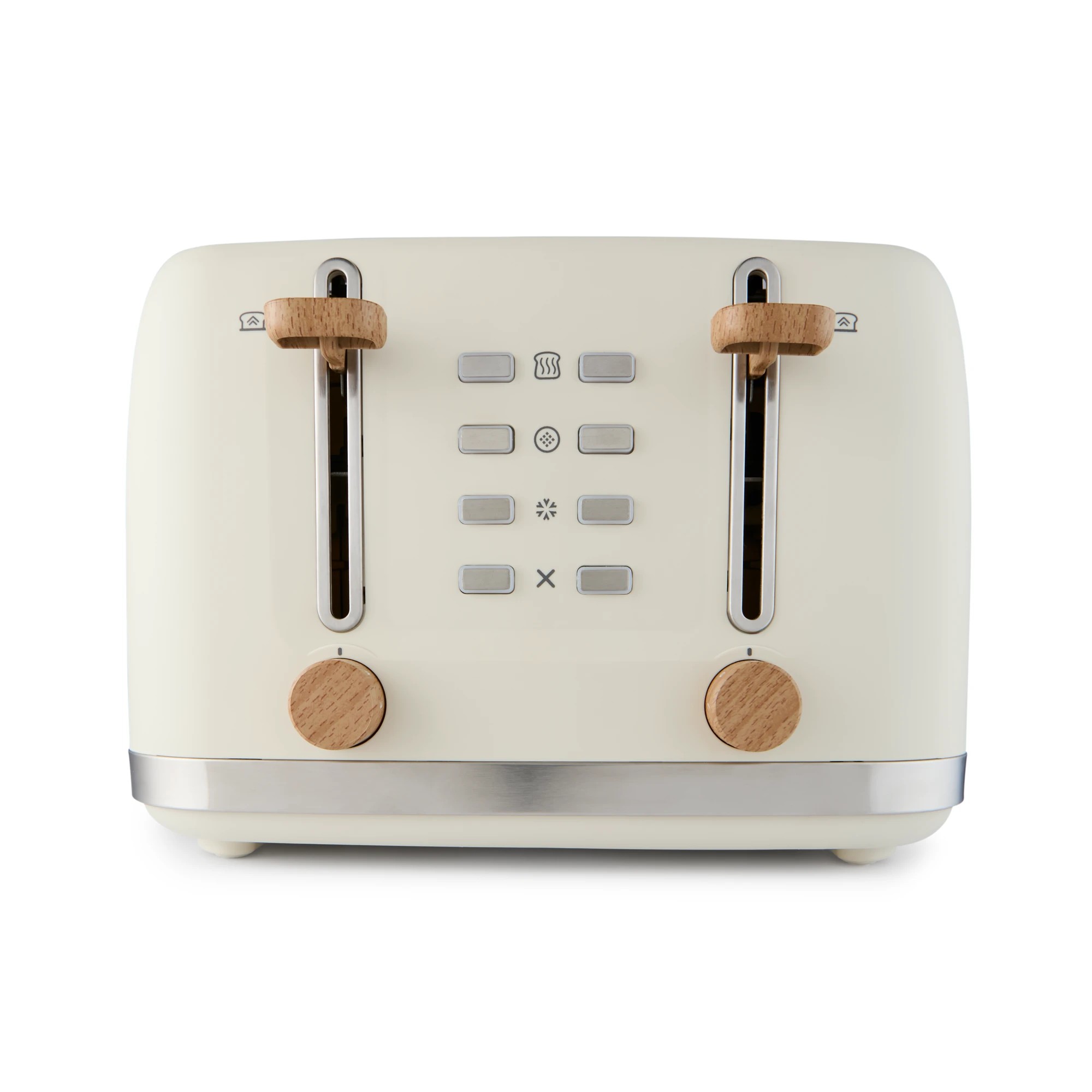 3 4 Slice Toaster - Off White, 3 of 8