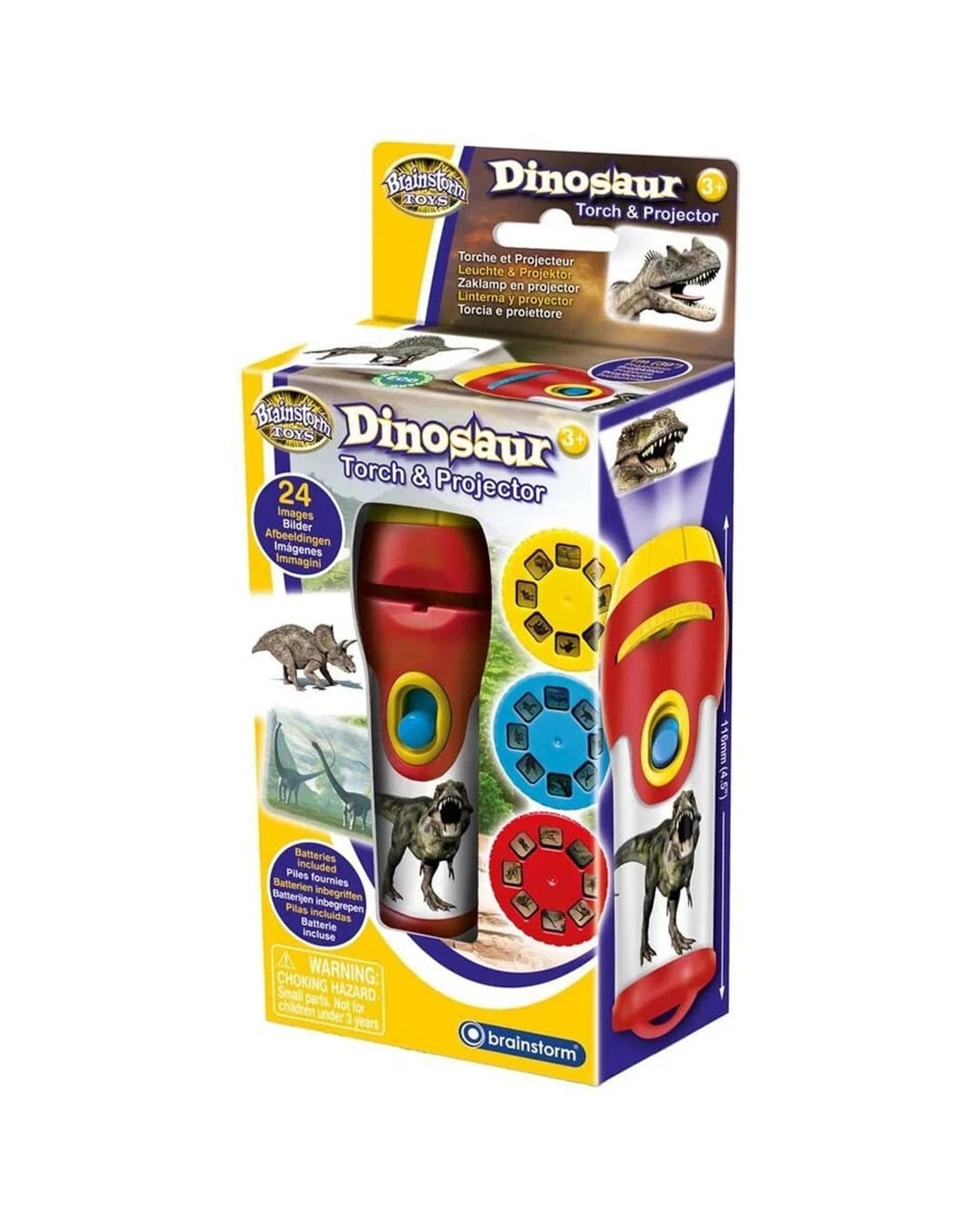 1 Brainstorm Dinosaur Torch and Projector, 1 of 8