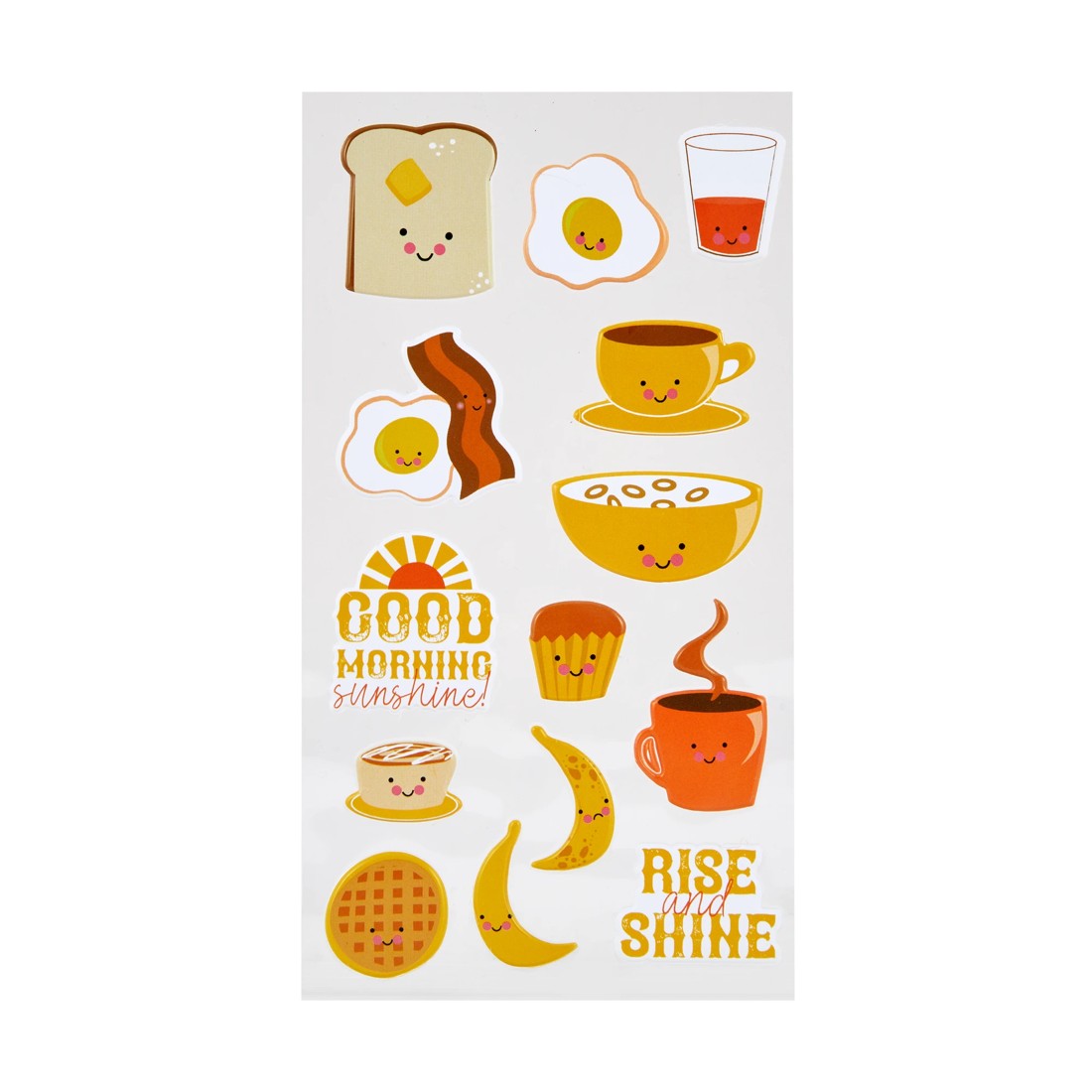 2 14 Piece Puffy Stickers - Breakfast, 2 of 2
