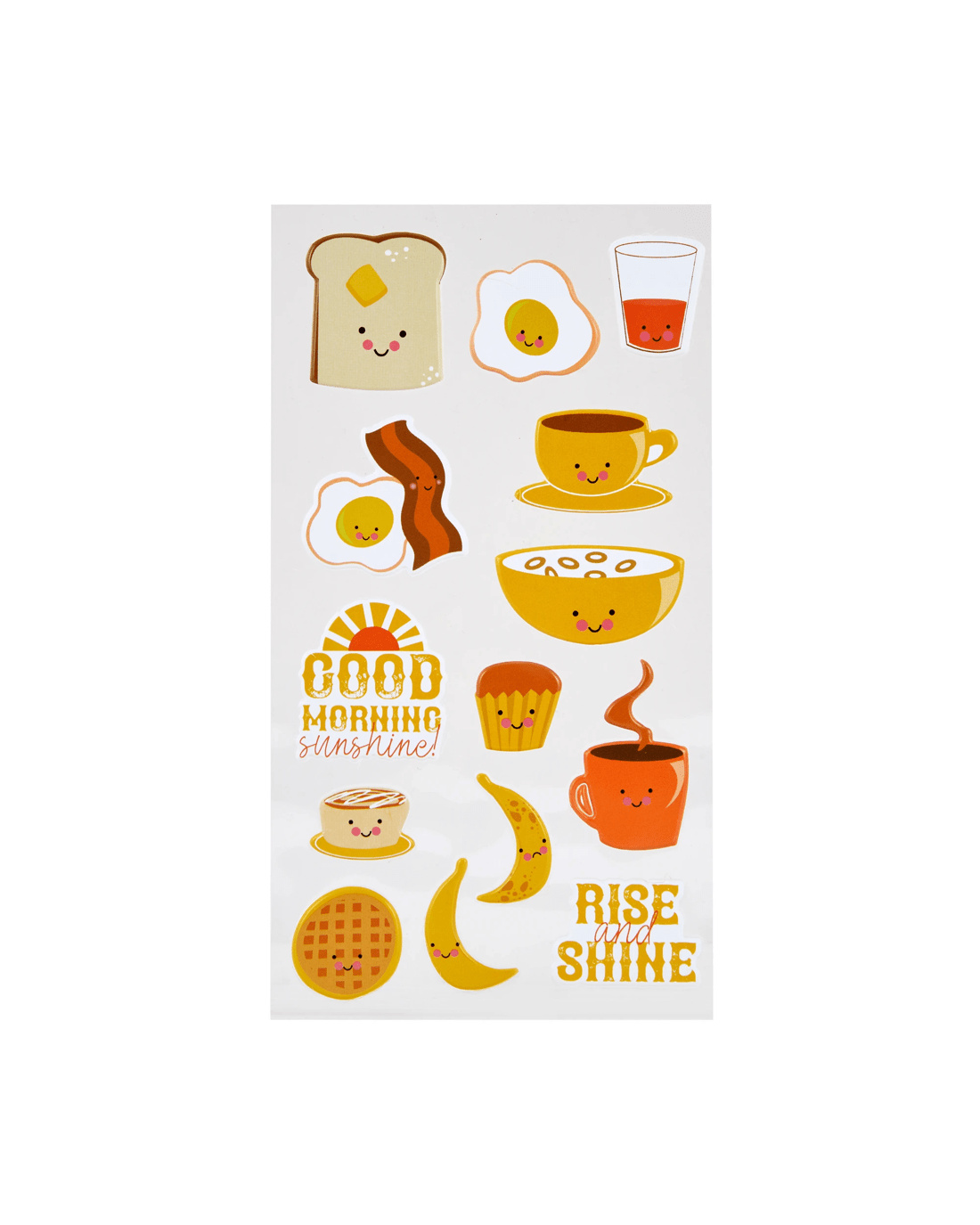 2 14 Piece Puffy Stickers - Breakfast, 2 of 2