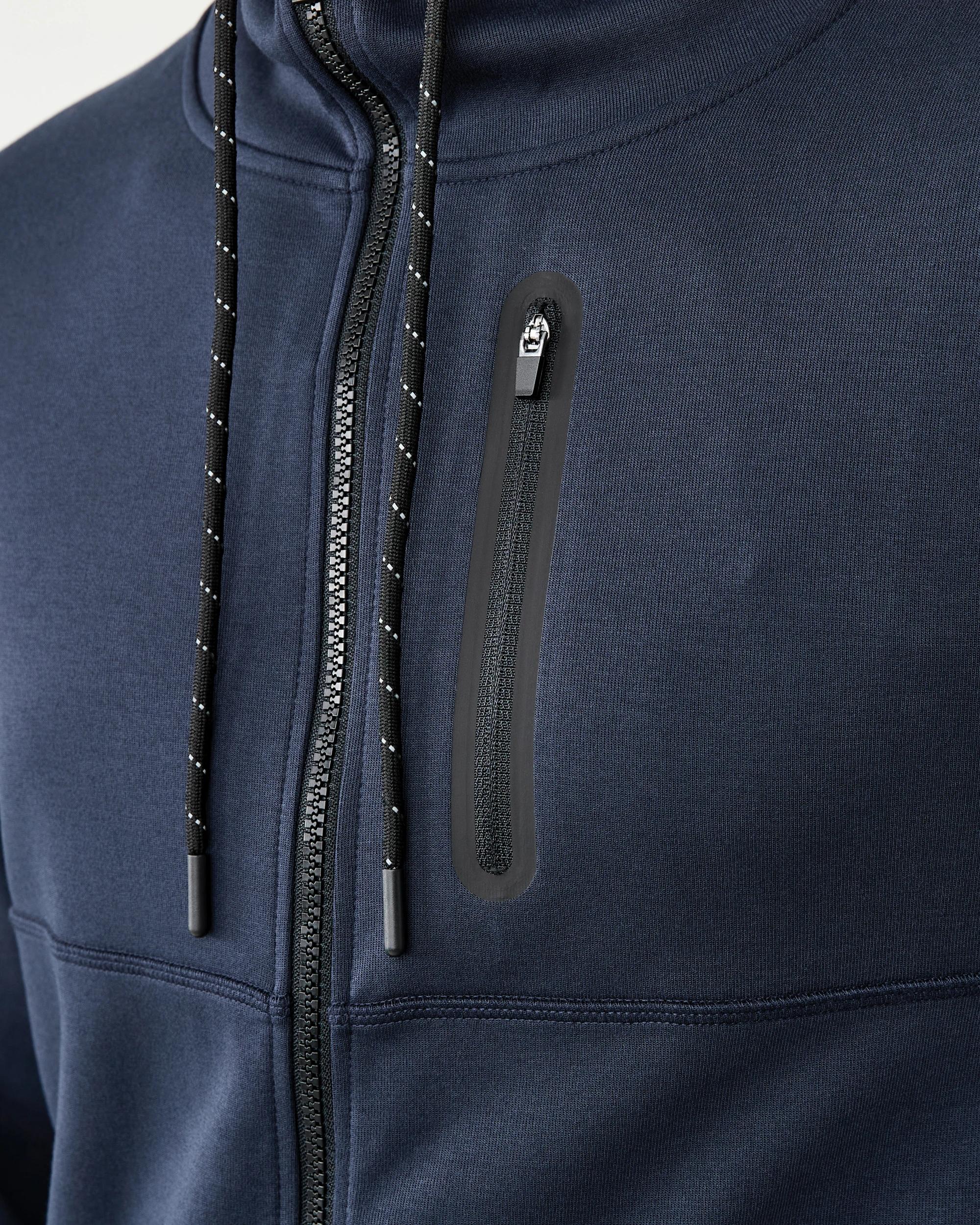 6 Active Mens Sports Tech Hoodie Shade Navy, 6 of 8