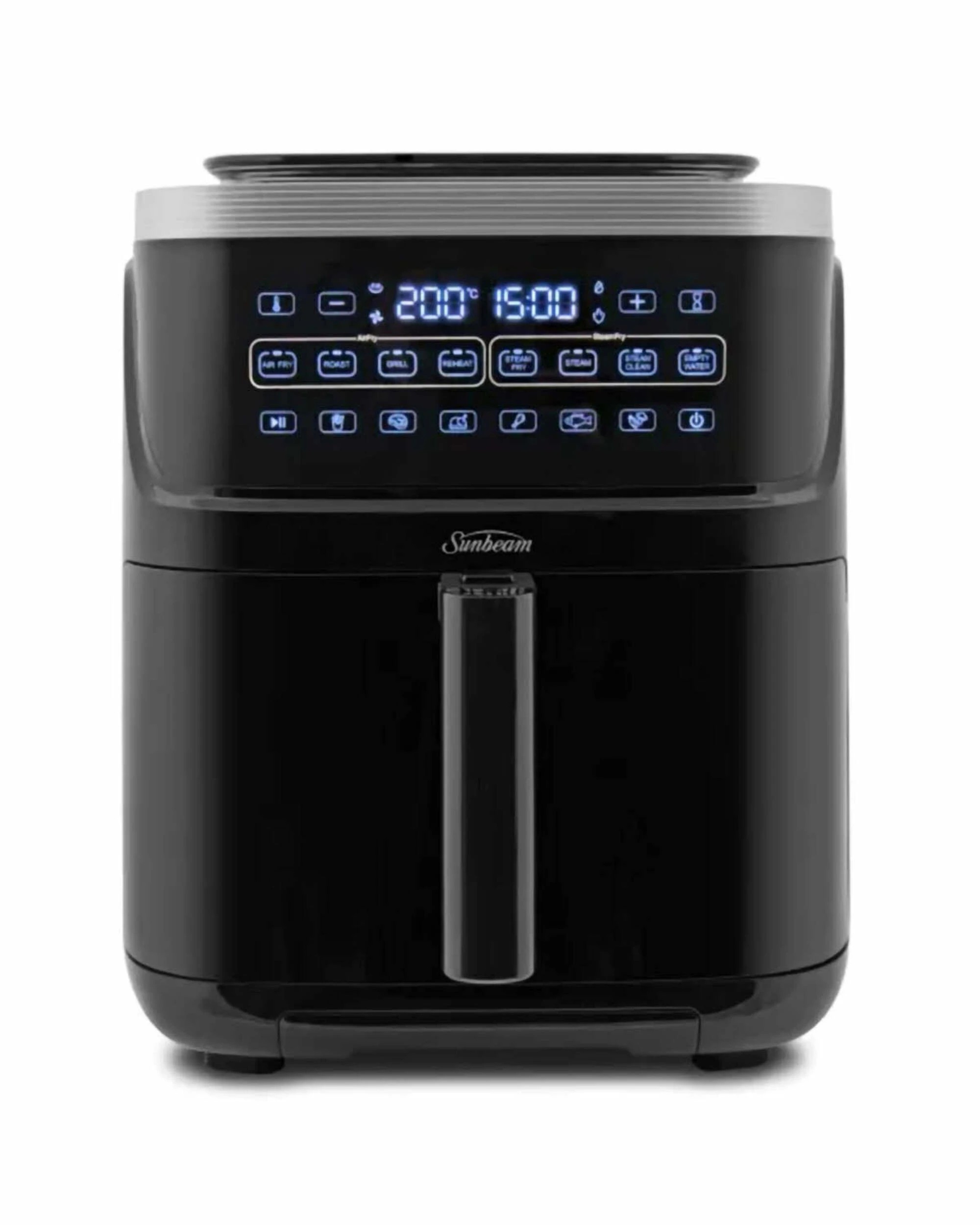 1 Sunbeam SteamFry Air Fryer + Steam - BLACK, 1 of 5