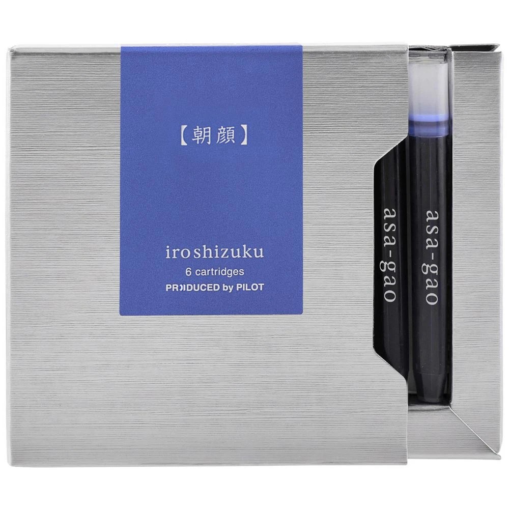 2 Iroshizuku Fountain Pen Ink Cartridge Morning Glory 6Pk, 2 of 3