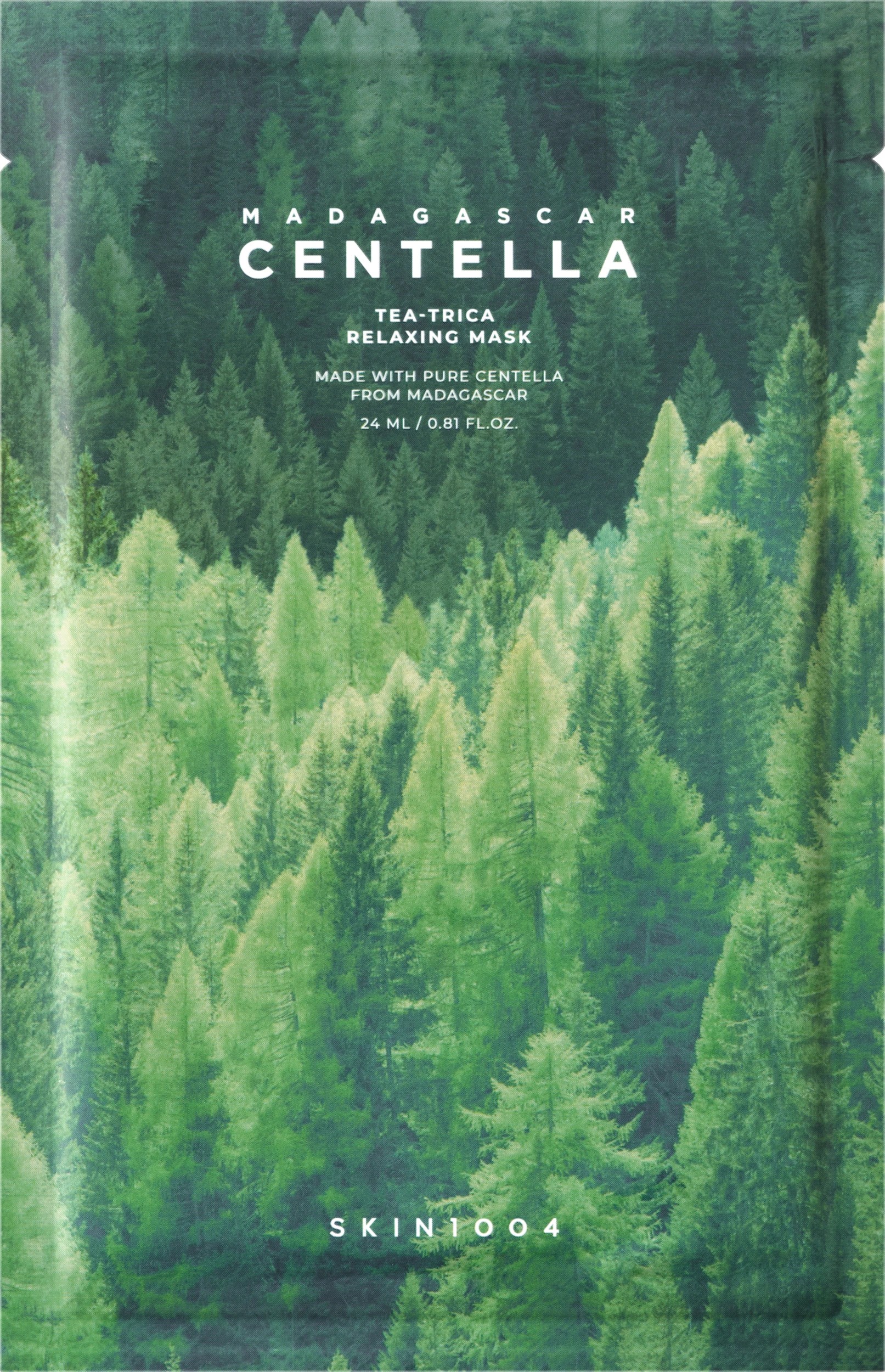 1 SKIN1004 Madagascar Centella Tea-Trica Relaxing Mask 24ml, 1 of 3