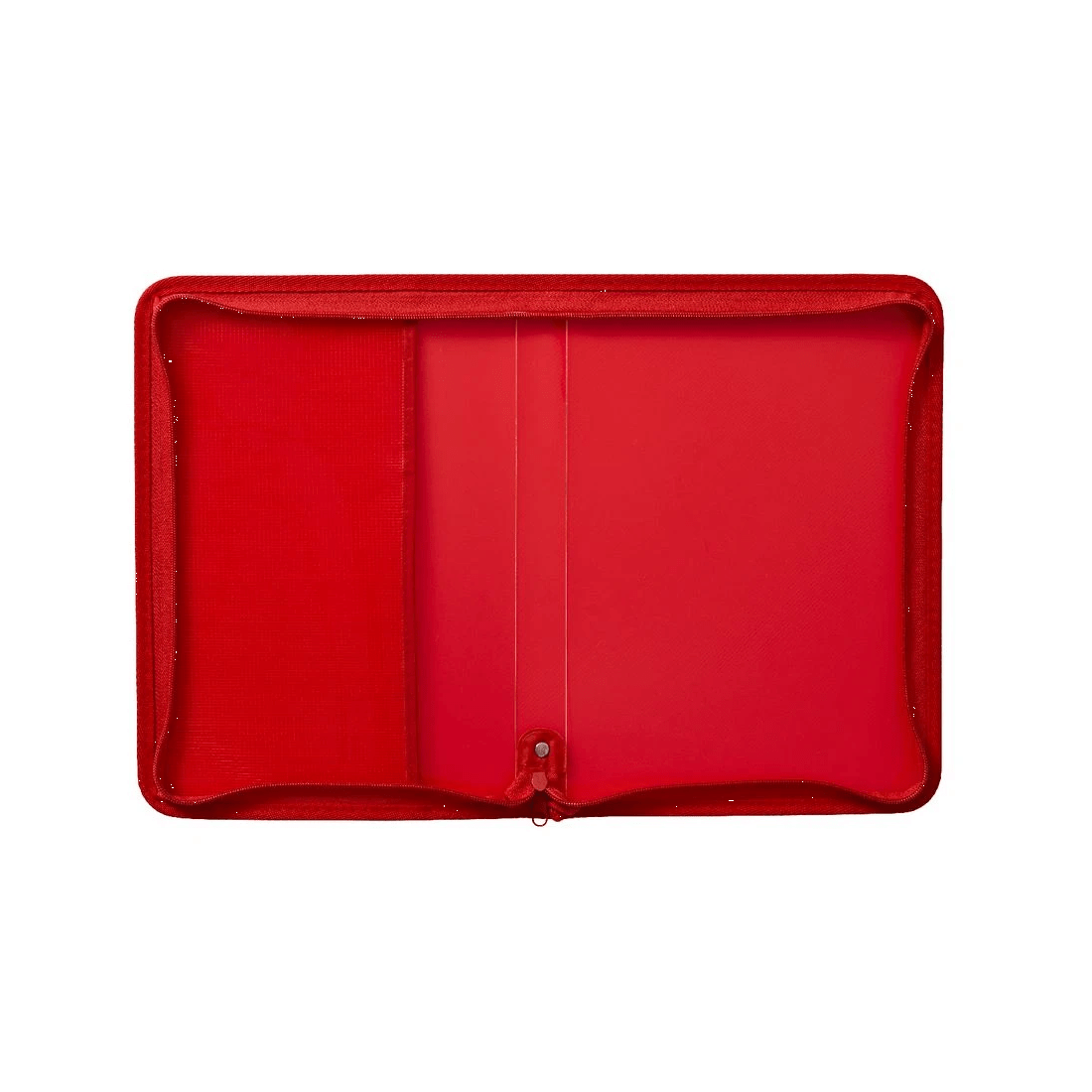 3 Ausinc A4 Zipped Document Folder Red, 3 of 7