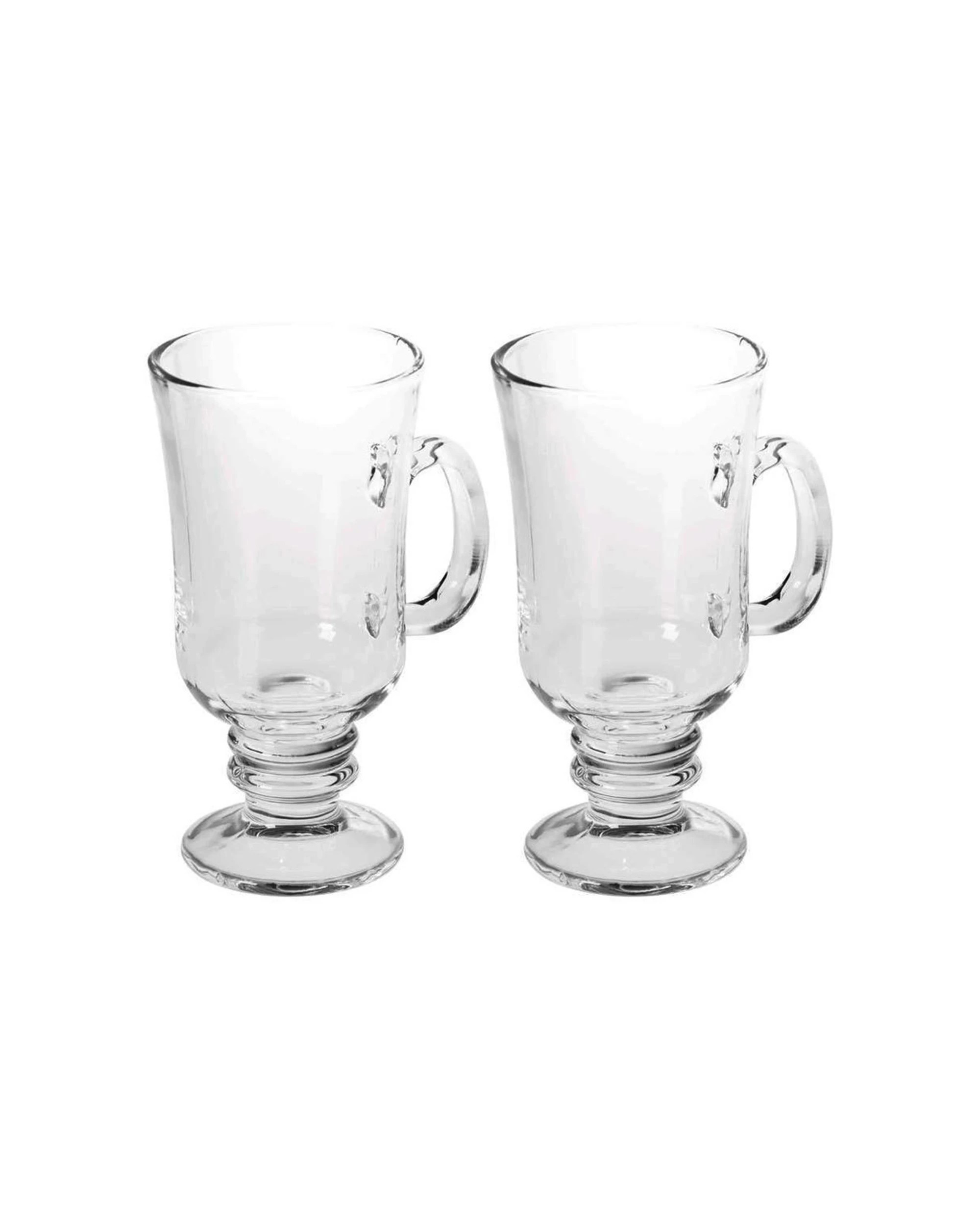 3 Avanti Irish Coffee Glass 240ml Toughened Glass With Handle Dishwasher Safe - Blue, 3 of 3