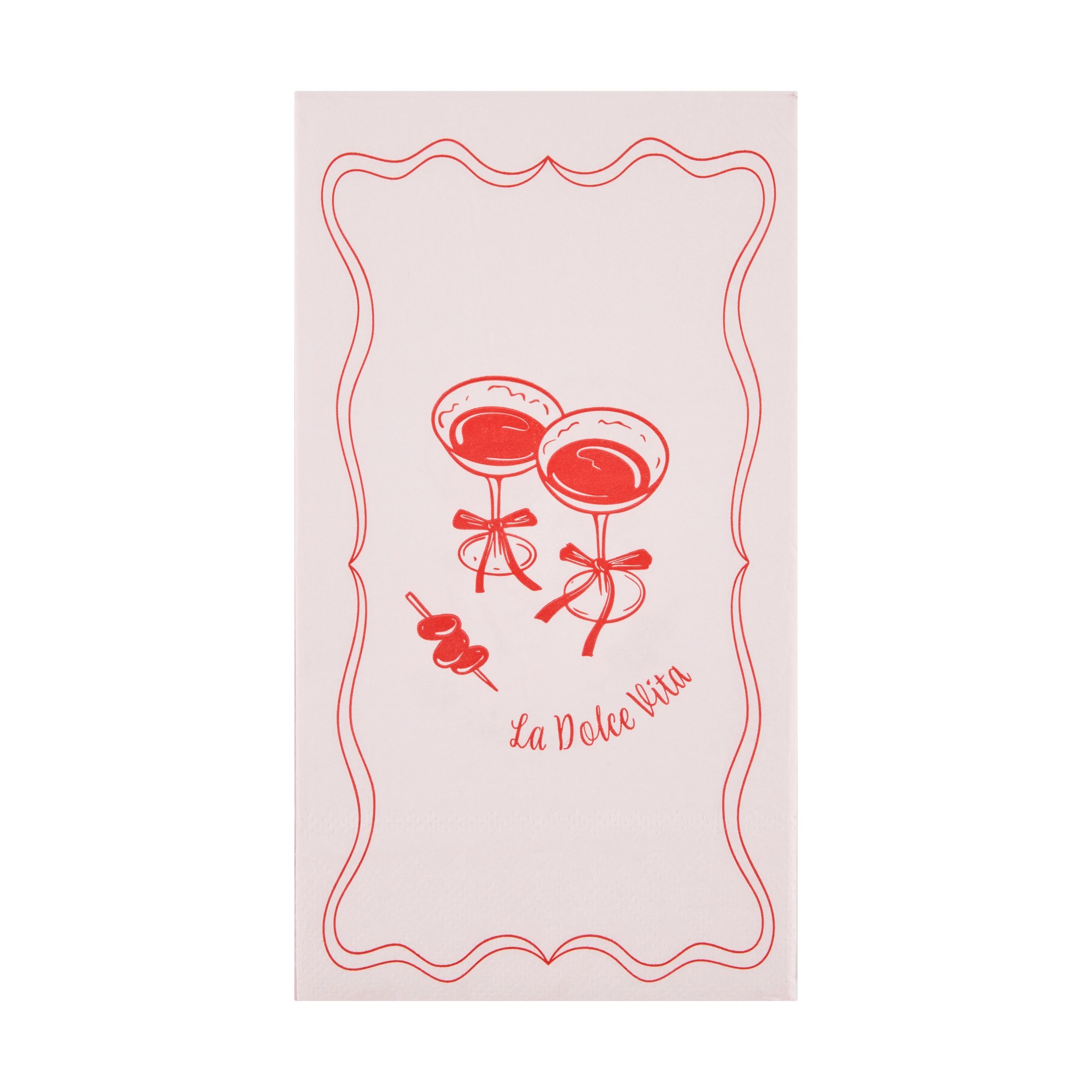 1 20 Piece La Dolce Vita Paper Napkins, 1 of 4