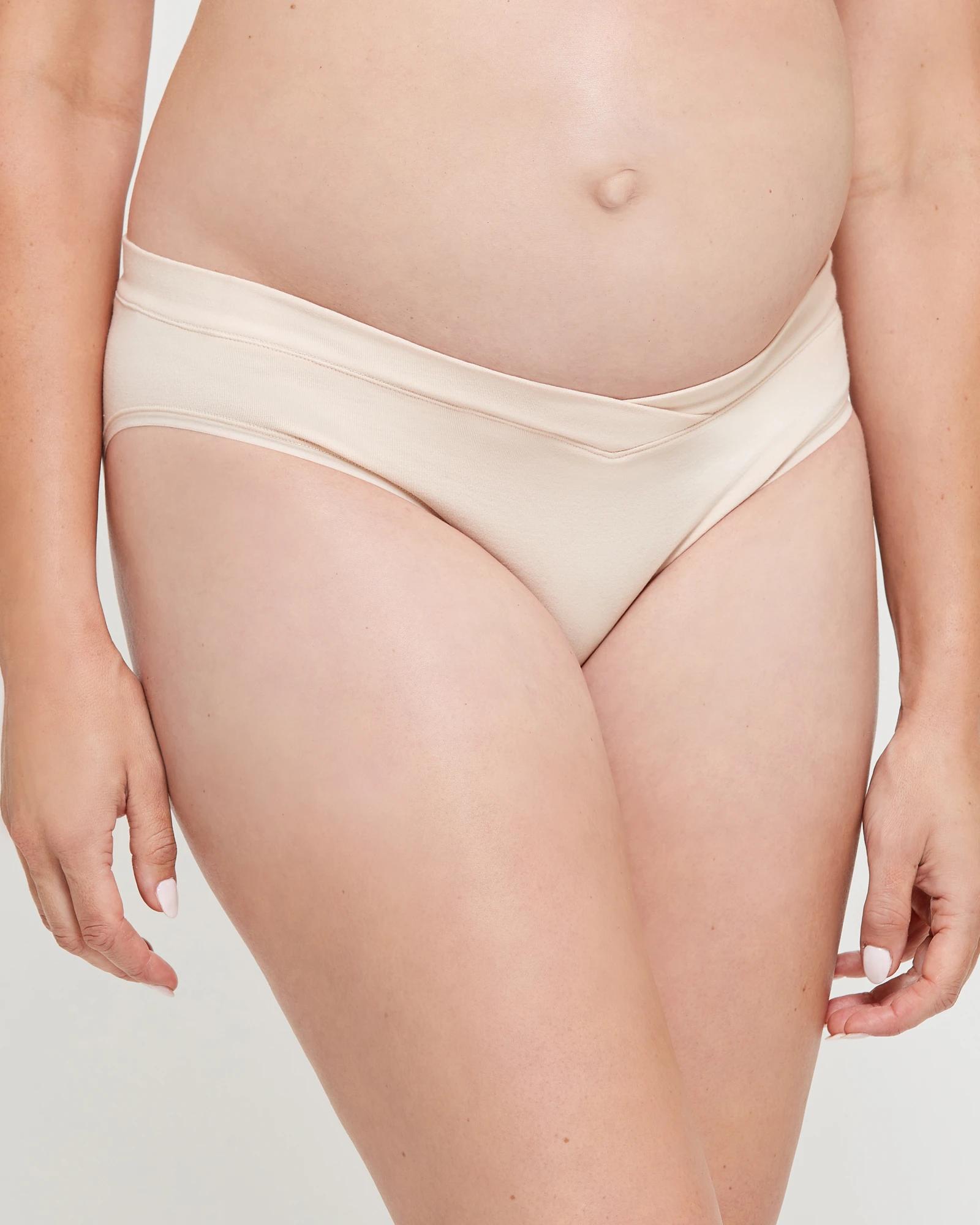 1 Target Maternity Underbelly Briefs NATURAL, 1 of 3