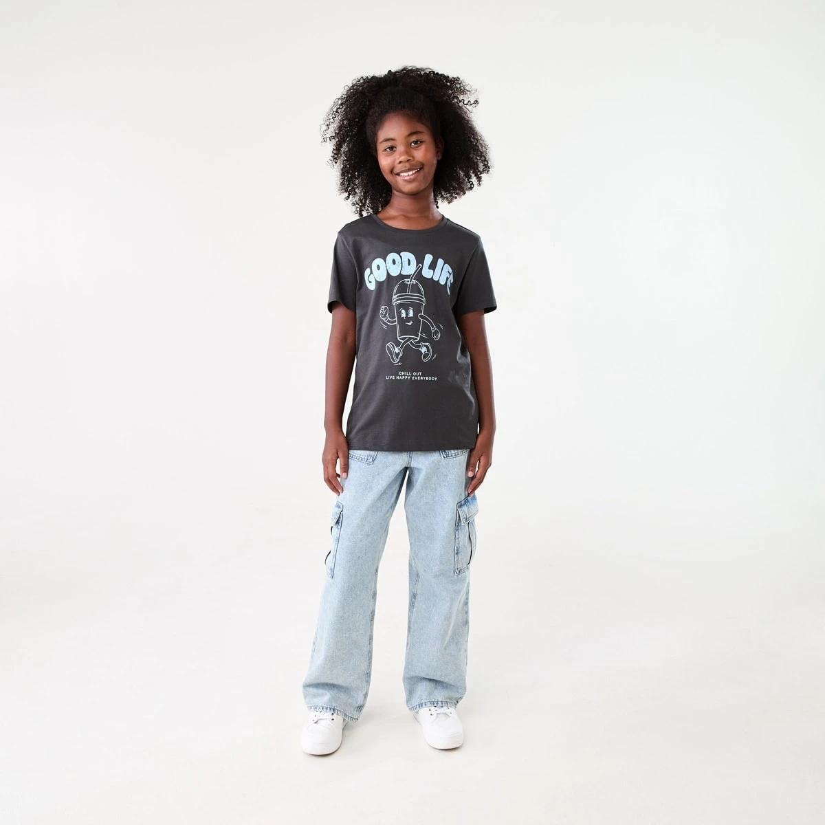 5 Short Sleeve Print T-shirt GOOD LIFE DRINK NINE IRON, 5 of 6