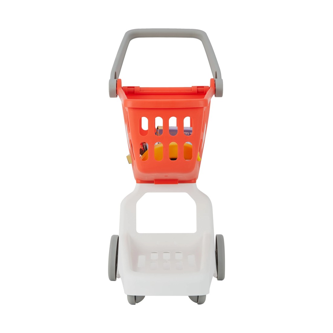 4 18 Piece Shopping Trolley and Food Playset, 4 of 9