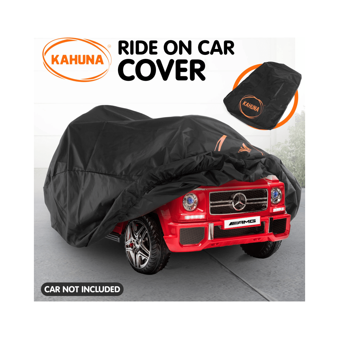 5 Kahuna Kids Ride On Cover - Black, 5 of 5