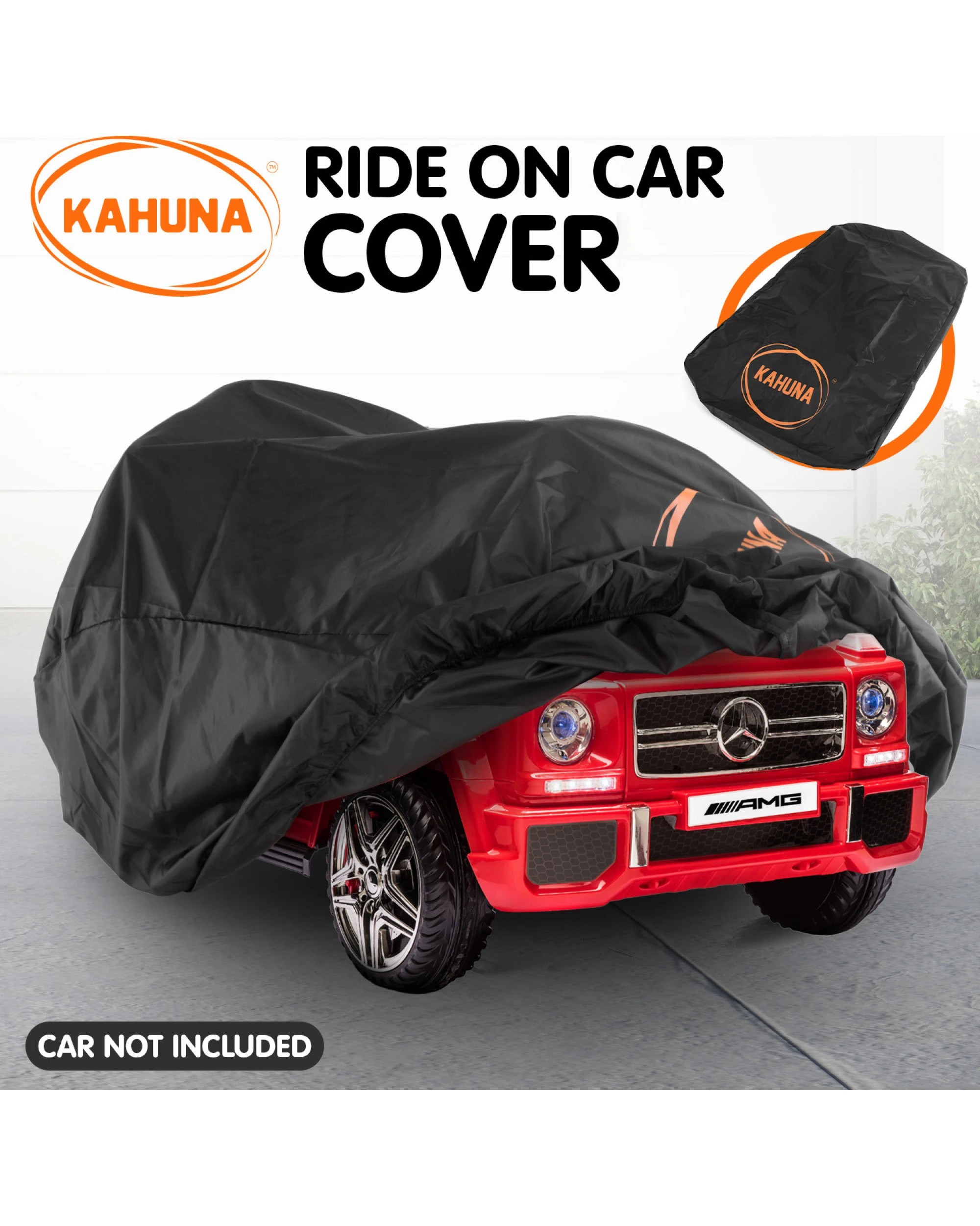 5 Kahuna Kids Ride On Cover - Black, 5 of 5