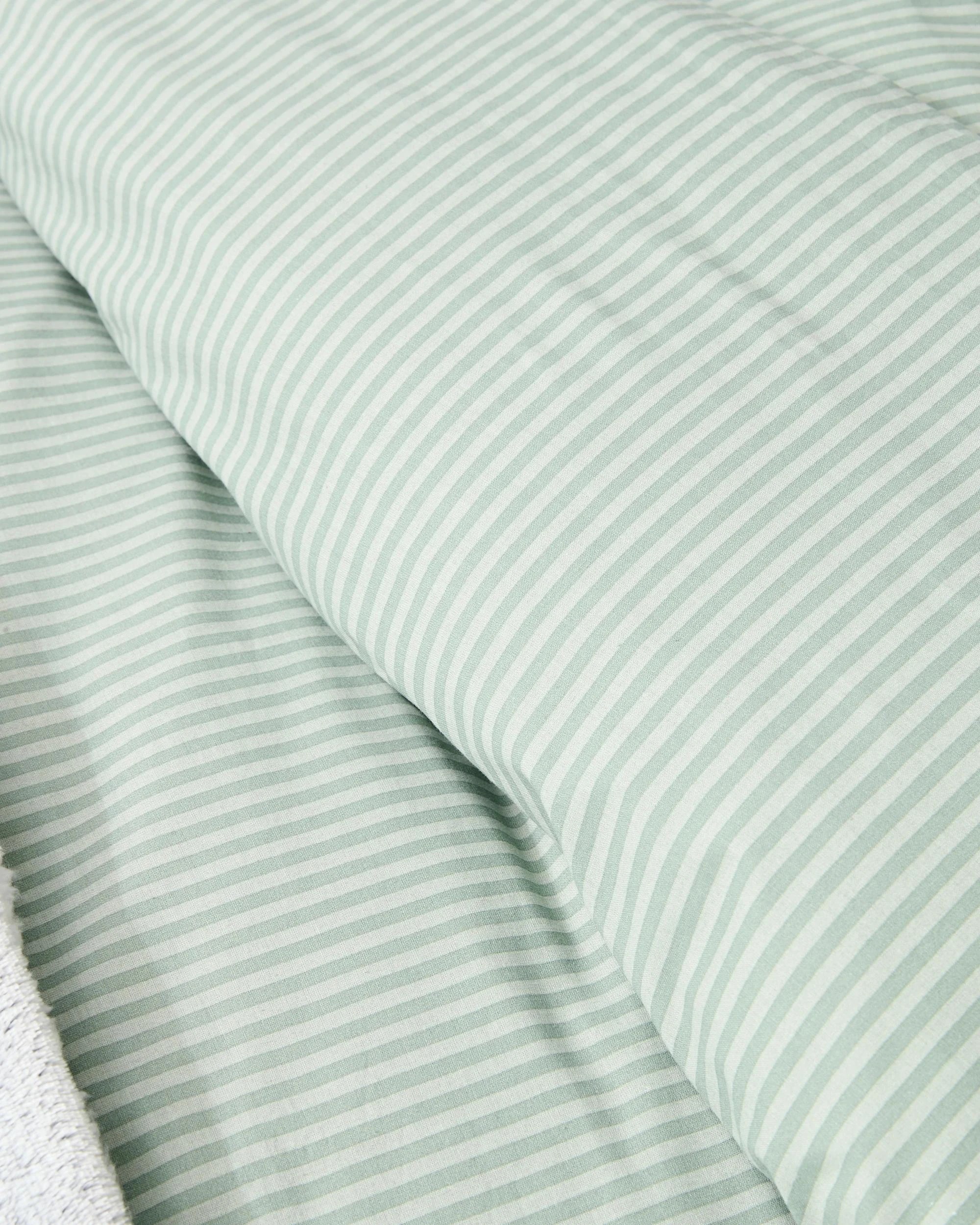 3 Target Cooper Stripe Australian Cotton Kids Quilt Cover Set - Single Bed - Green, 3 of 4
