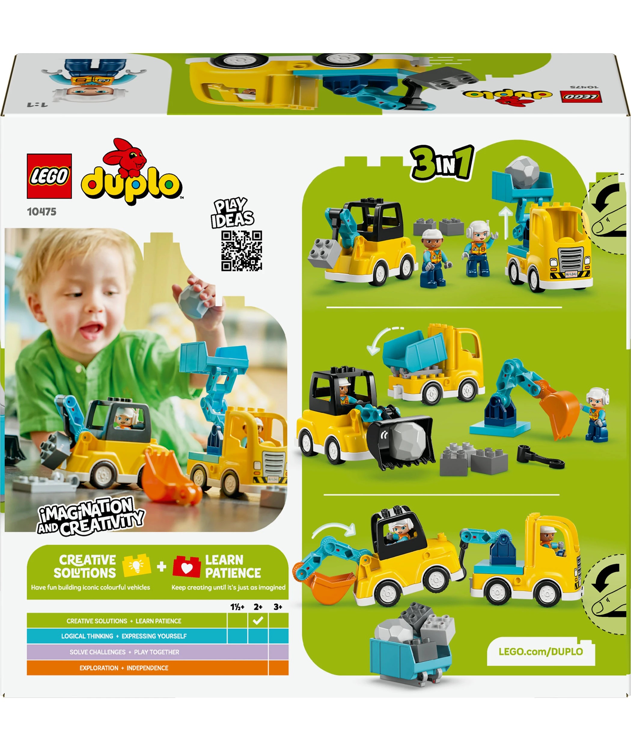 10 LEGO DUPLO Town 3 in 1 Construction Vehicles 10475, 10 of 10