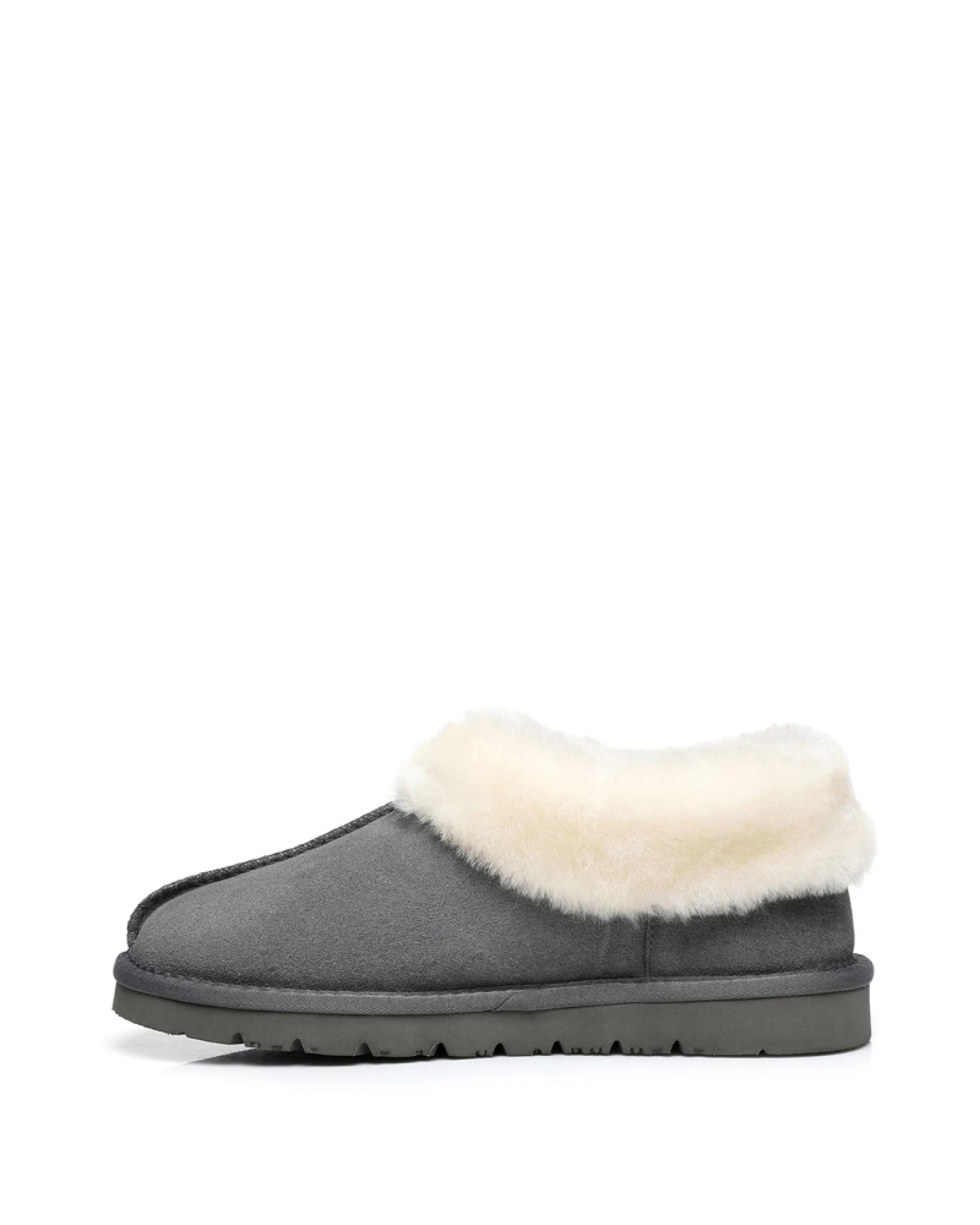 4 Australian Shepherd UGG Unisex Homey Slippers GREY, 4 of 5