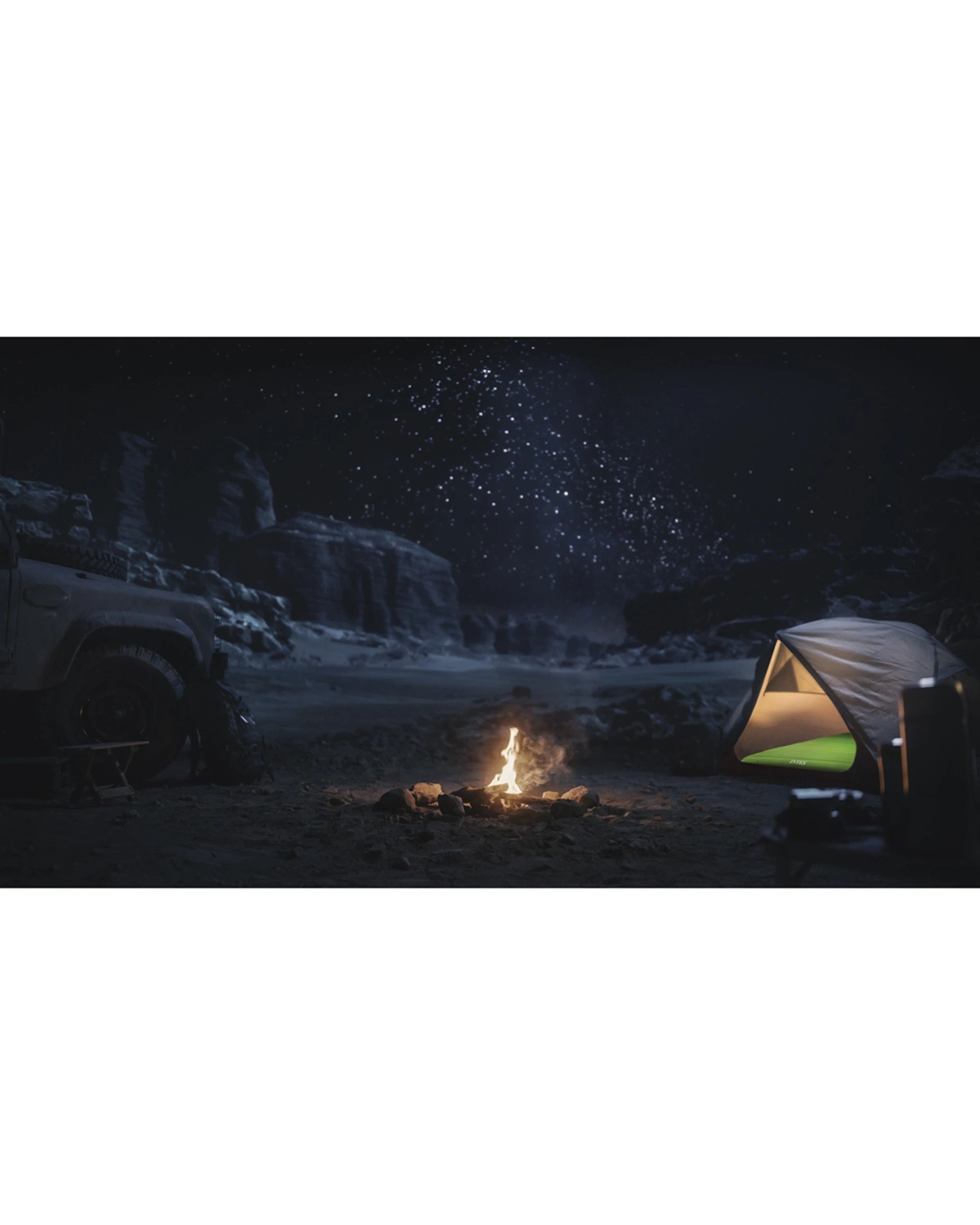 9 INTEX TPU Dura-Beam Camping Mat USB150 Pump Included 2-Ply Laminated Durable, 9 of 9
