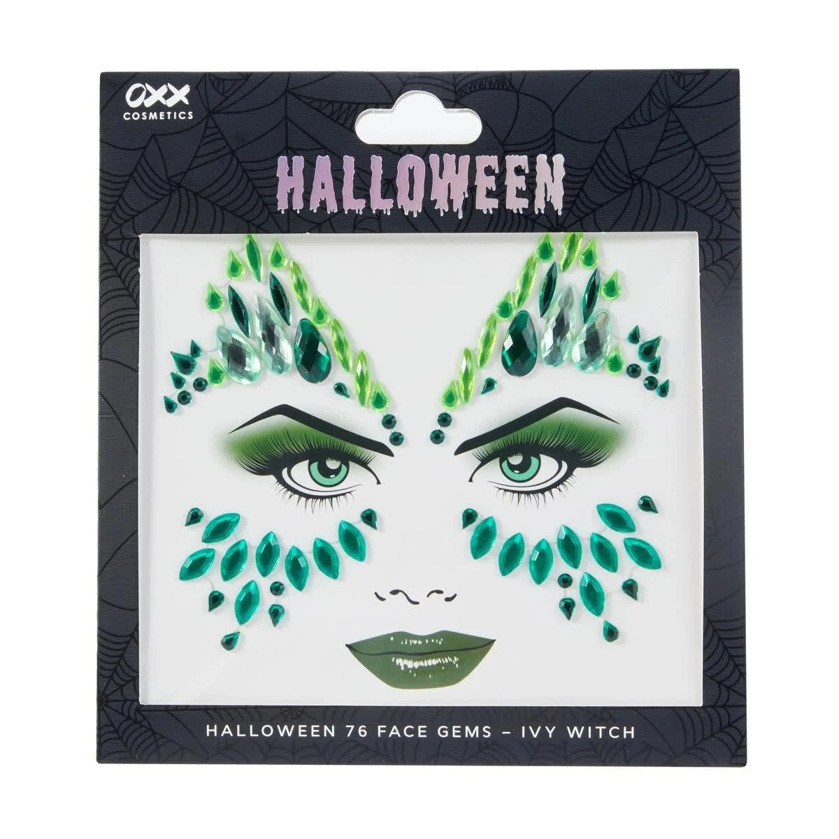 1 OXX Cosmetics 76 Piece Halloween Face Gems - Ivy Witch, 1 of 7